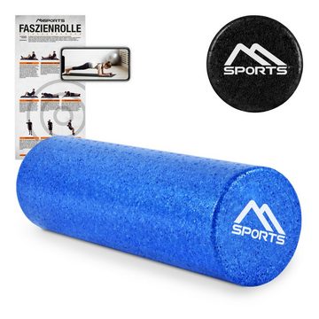 MSports® Fitnessrolle Faszienrolle inkl. Übungsposter Massagerolle Foamroller