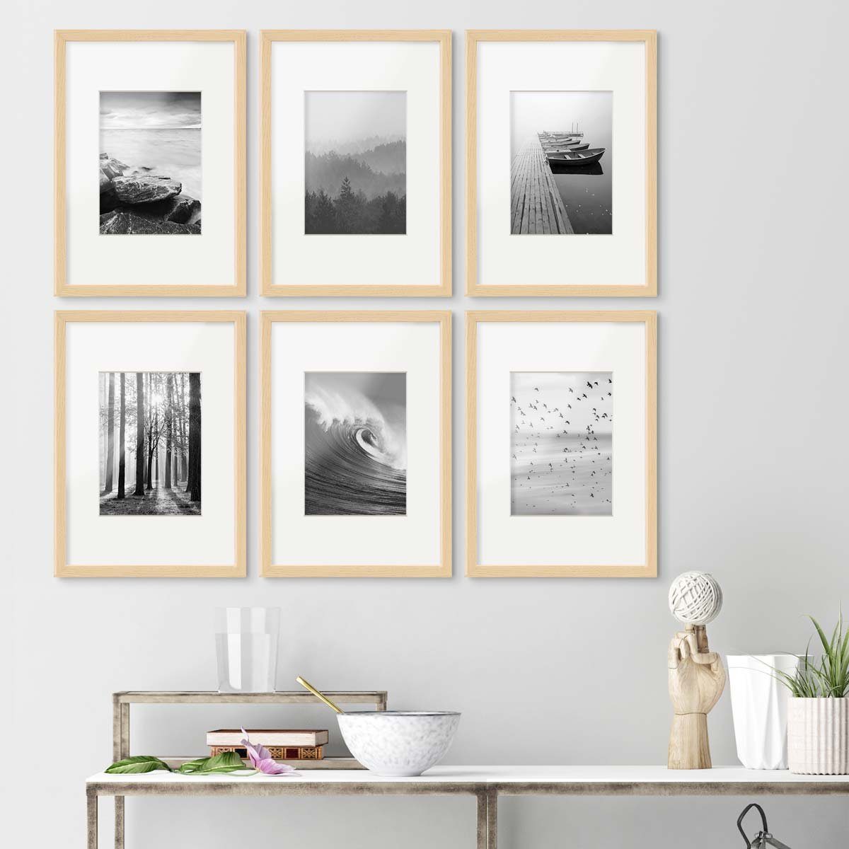 PHOTOLINI Bilderrahmen 6er Set 21x30 cm günstig online kaufen