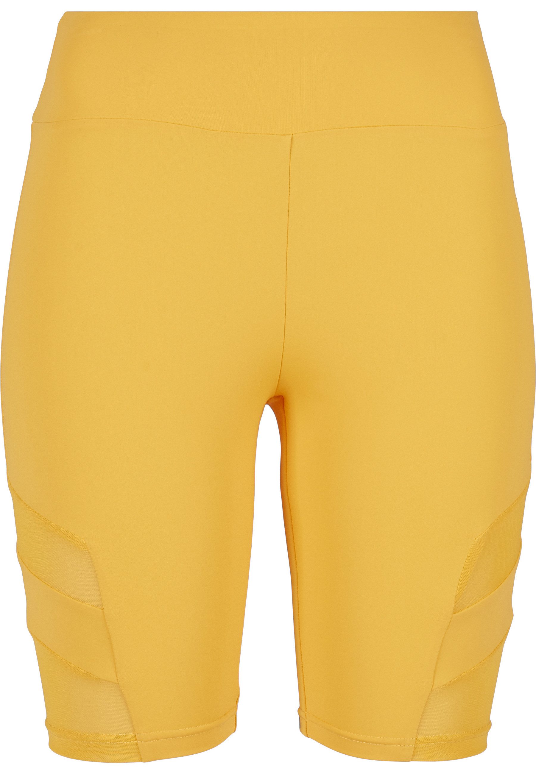 URBAN CLASSICS Stoffhose Urban Classics Damen Ladies High Waist Tech Mesh Cycle Shorts (1-tlg)