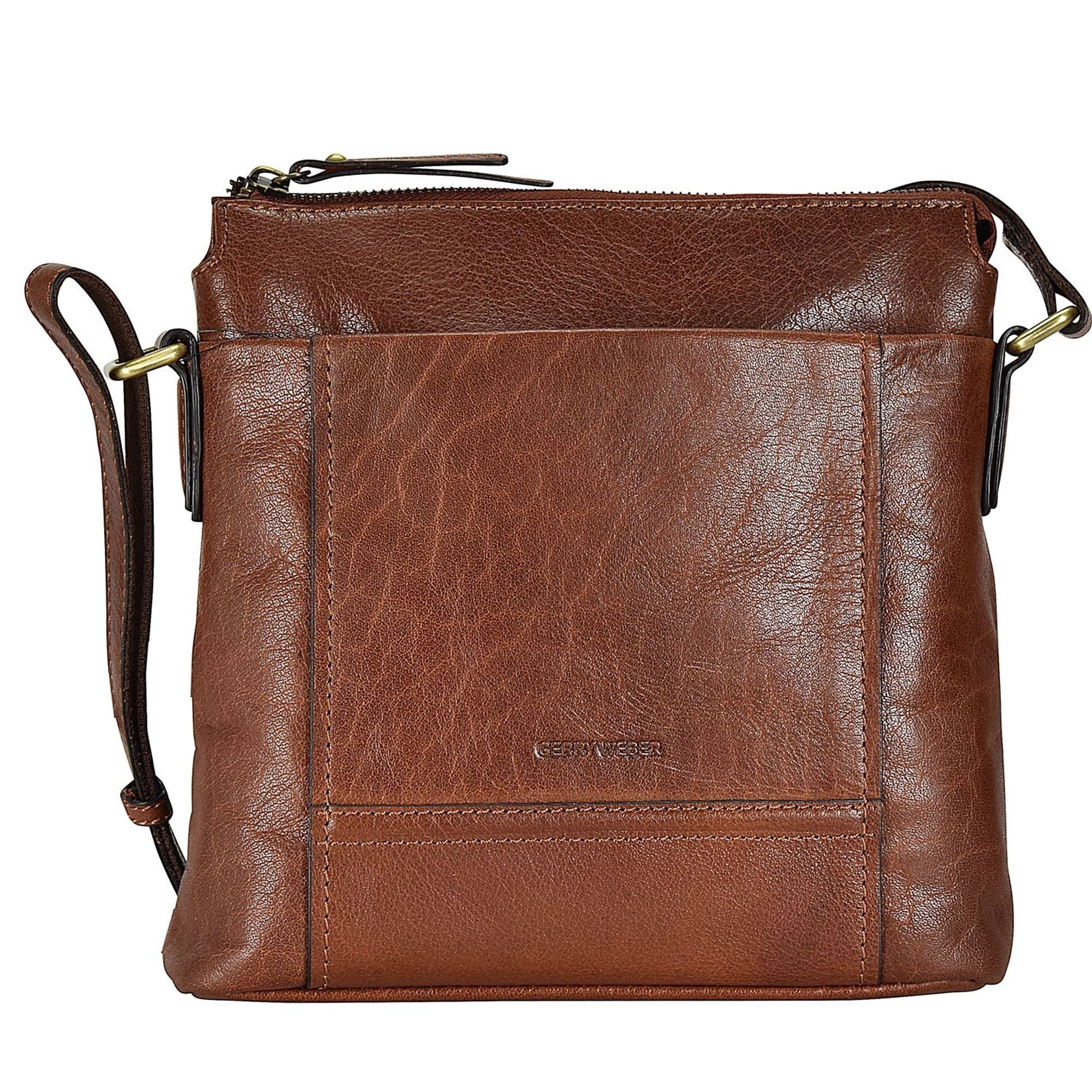 GERRY WEBER Umhängetasche Lugano, Leder