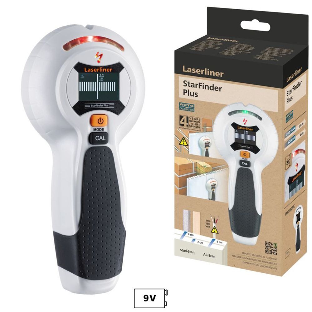 LASERLINER Laserwasserwaage Laserliner StarFinder Plus Elektronisches Ortungsgerät