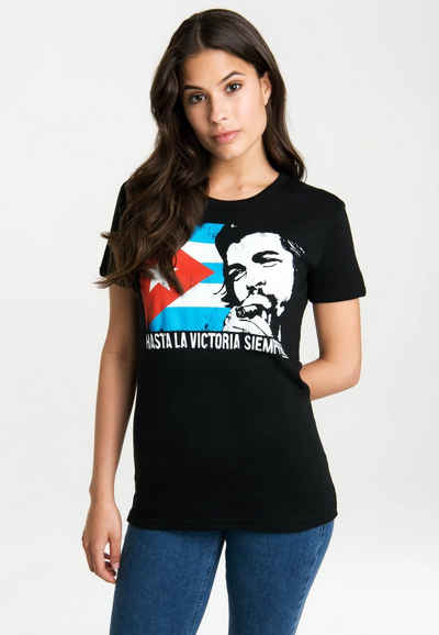 LOGOSHIRT T-Shirt Che - Cuban Flag mit lizenziertem Originaldesign