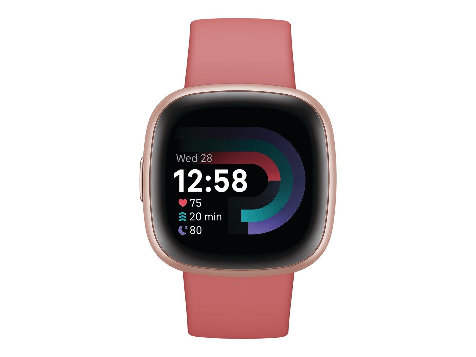 fitbit Sportuhr Versa 4 Kupferrosé, Herzfrequenzvariabilität günstig online kaufen