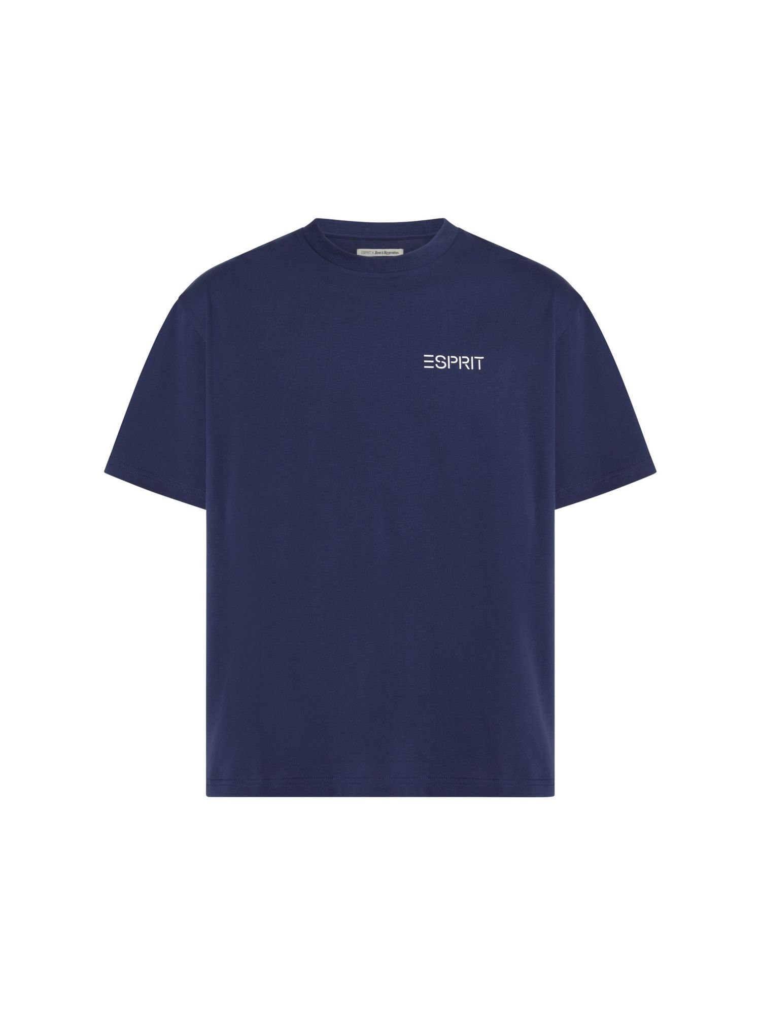 Esprit T-Shirt Print-T-Shirt aus der Seoul Edition (1-tlg) NAVY