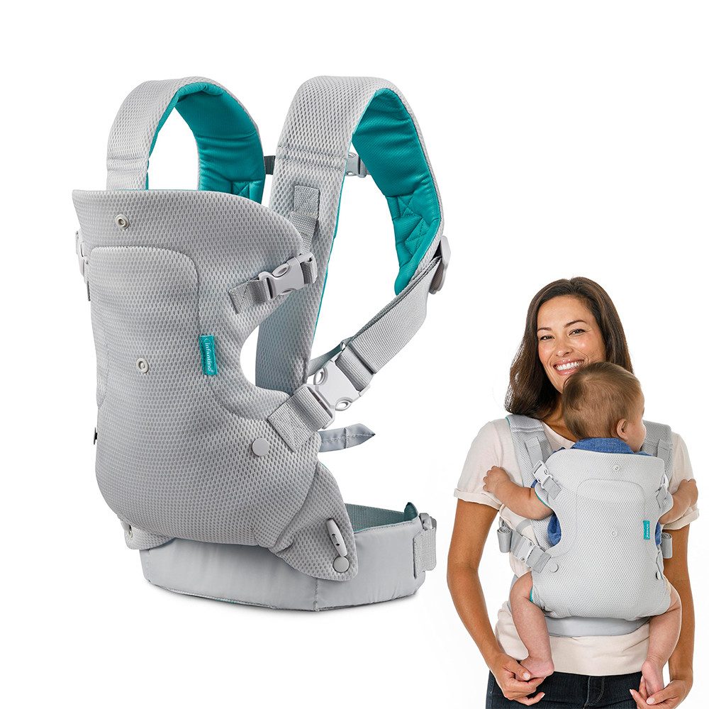 Babytrage 4-in-1 Babytrage für Babys Atmungsaktiv Ergonomische mit 3D-Netzstoff
