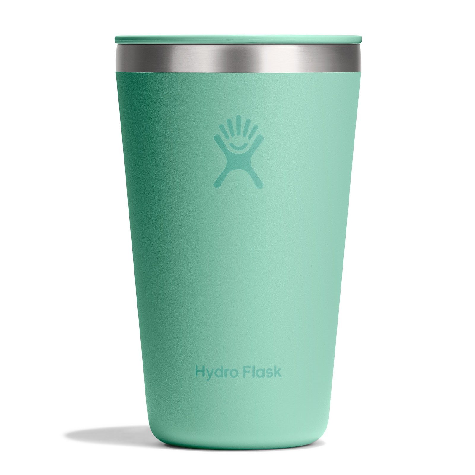Hydro Flask Thermobecher 16 OZ All Around Tumbler Press-In Lid, 473 ml, 1-tlg., Edelstahl, Kompatibel mit Trinkhalmdeckel und verschließbaren Eindrückdeckel