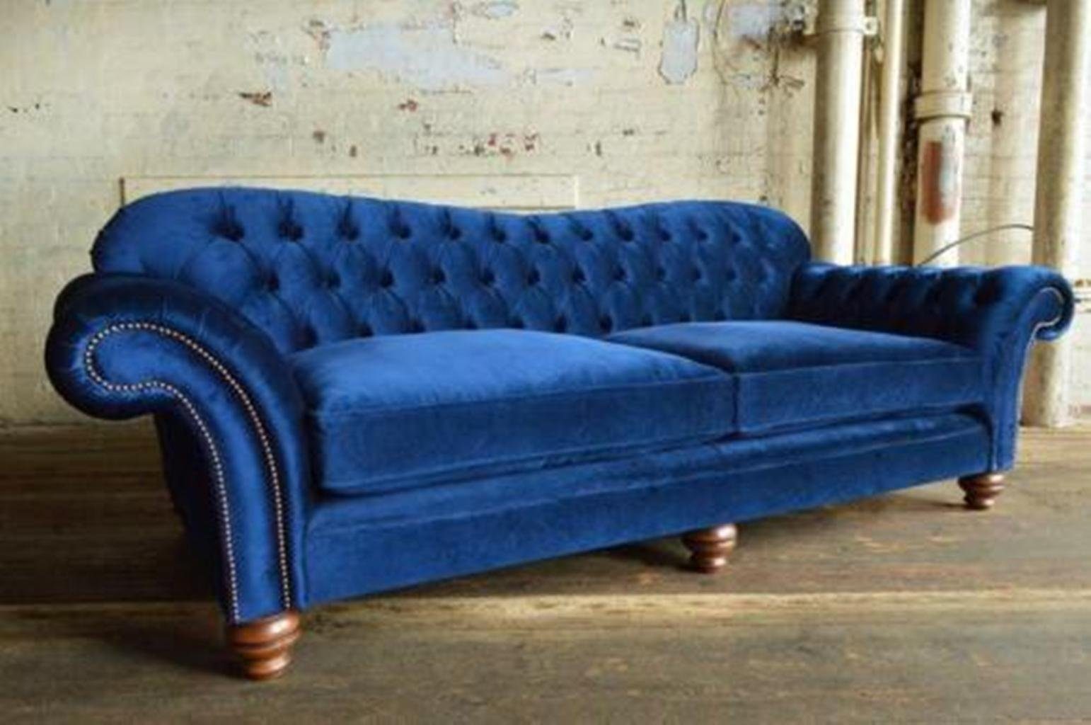 JVmoebel Chesterfield-Sofa, XXL Big sofa Couch Chesterfield Designer Couchen Sofa Textil