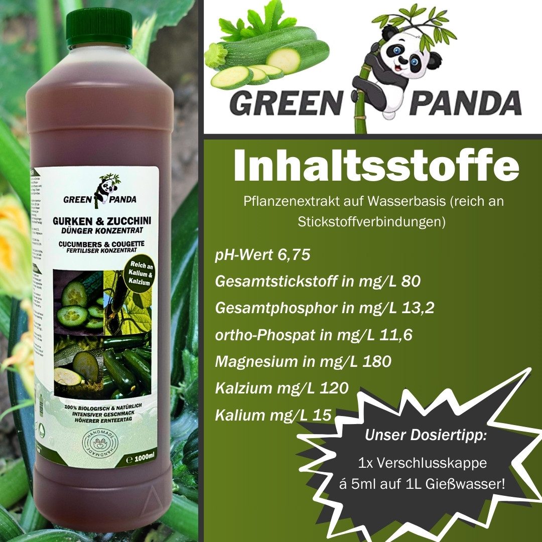 GreenPanda Gemüsedünger Gurken & Zucchini Dünger günstig online kaufen