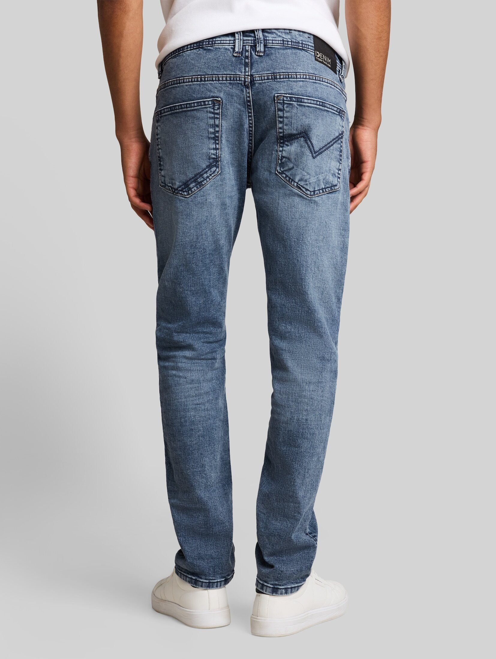 TOM TAILOR Denim Slim-fit-Jeans Jeanshosen TTPIERS SLIM Jeans – Bild 4 von 5