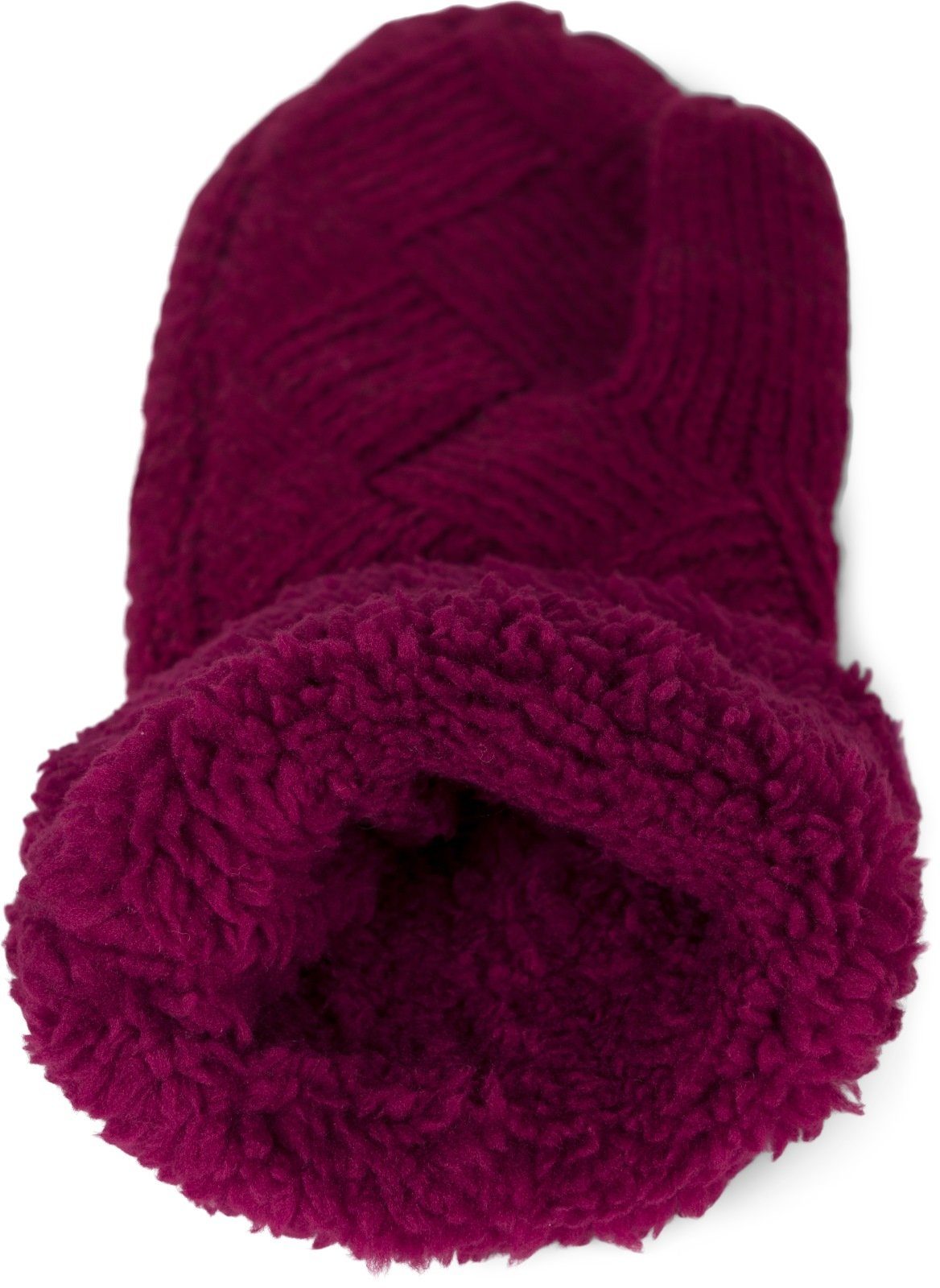 styleBREAKER Fäustlinge Strickhandschuhe Fäustlinge mit Rauten günstig online kaufen