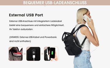 LOVEVOOK Rucksack Freizeitrucksack Wasserdicht Cityrucksack Handtasche 2 in 1, Mini Tasche Daypack Backpack