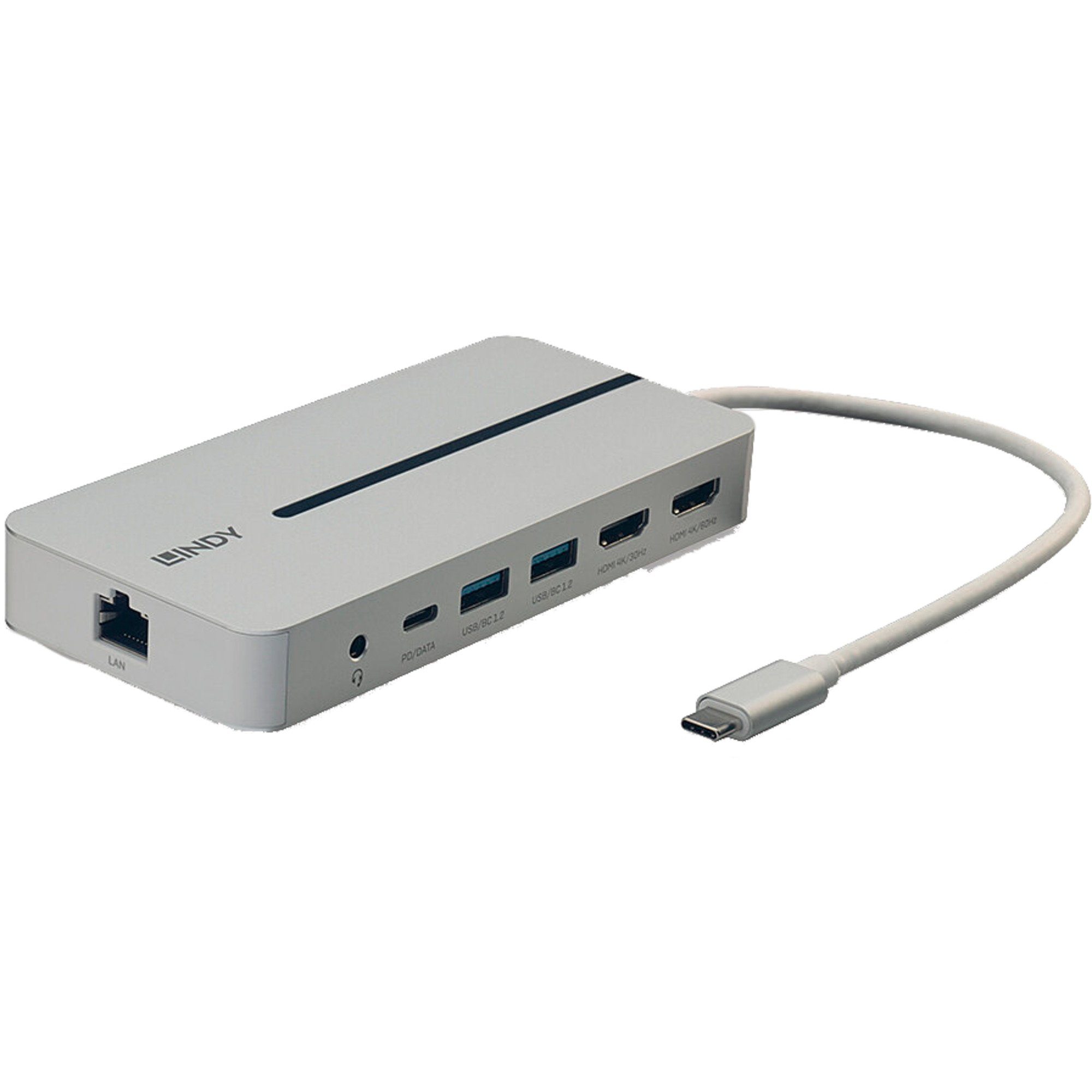 Lindy Laptop-Dockingstation Lindy DST-Mx Duo, Dockingstation, (2x 4K HDMI, PD