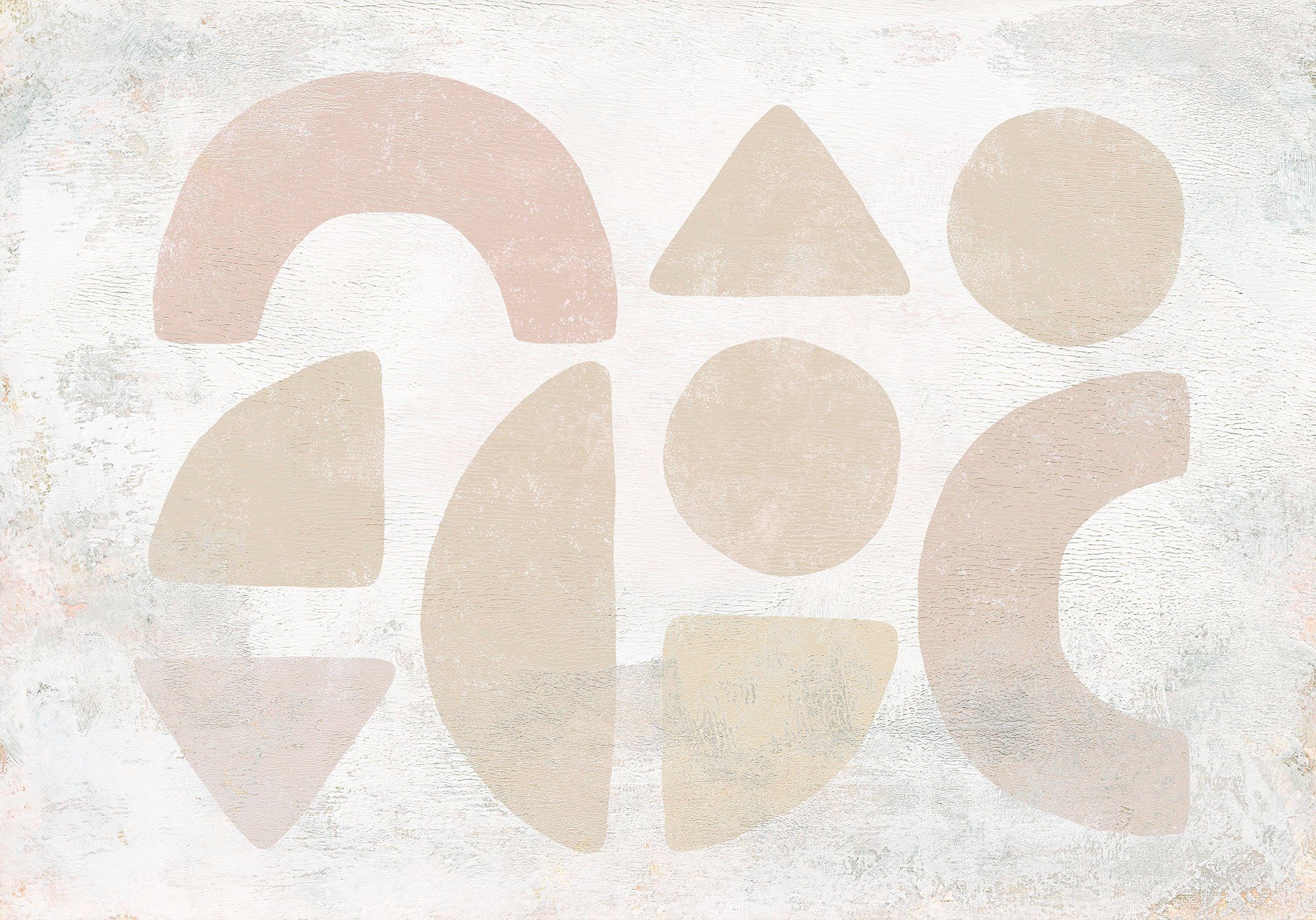 Komar Vliestapete Digitaldruck Vlies - Impasto - Größe 400 x 280 cm, glatt, bedruckt, Wohnzimmer, Schlafzimmer