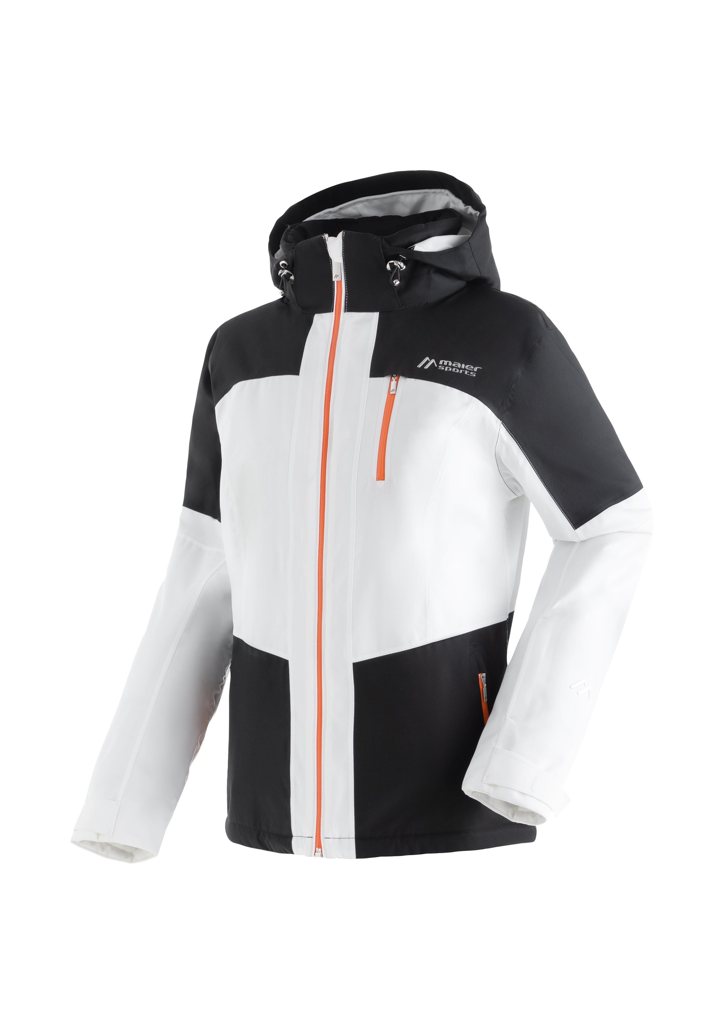 Maier Sports Skijacke schwarz mit für Skijacke Isolation – und ideal warmer W Freeride Piste Eiberg