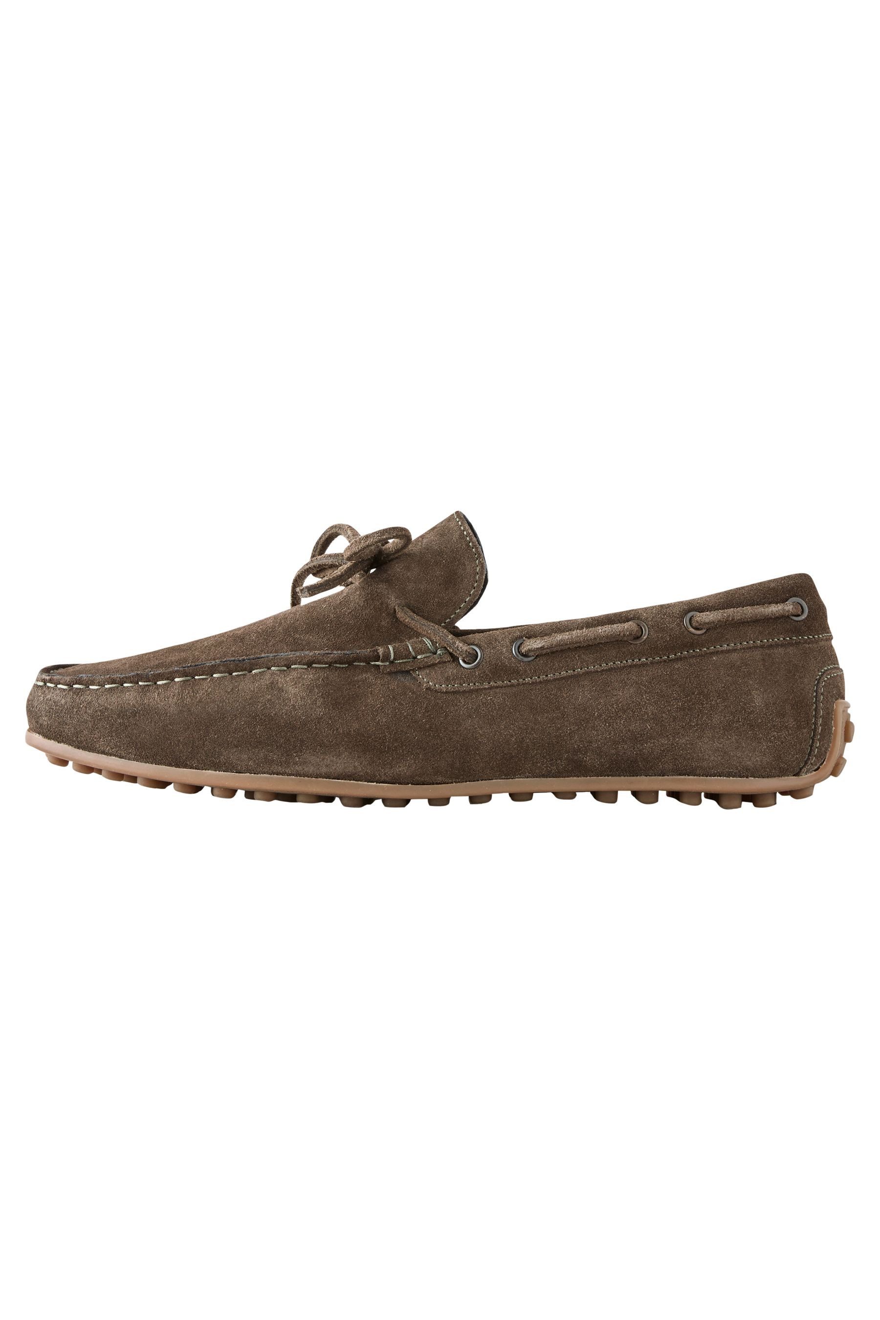 Next Velourslederschuhe mit Schleife vorne Loafer (1-tlg)