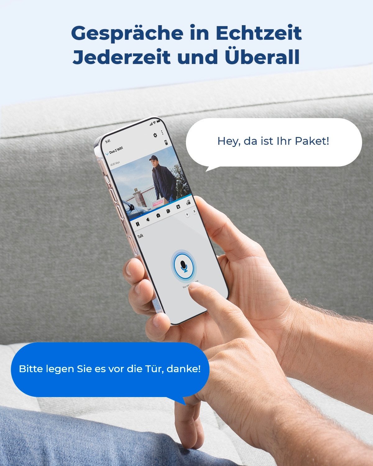 Überwachungskamera Duo Series W730 WiFi-Outdoor V2
