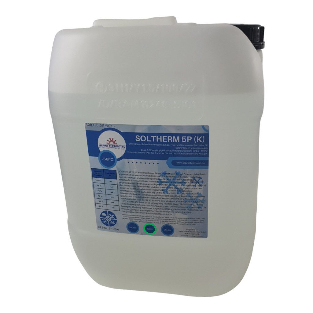 Alpha Thermotec Solarflüssigkeit Konzentrat, bis -58 °C, 20 l