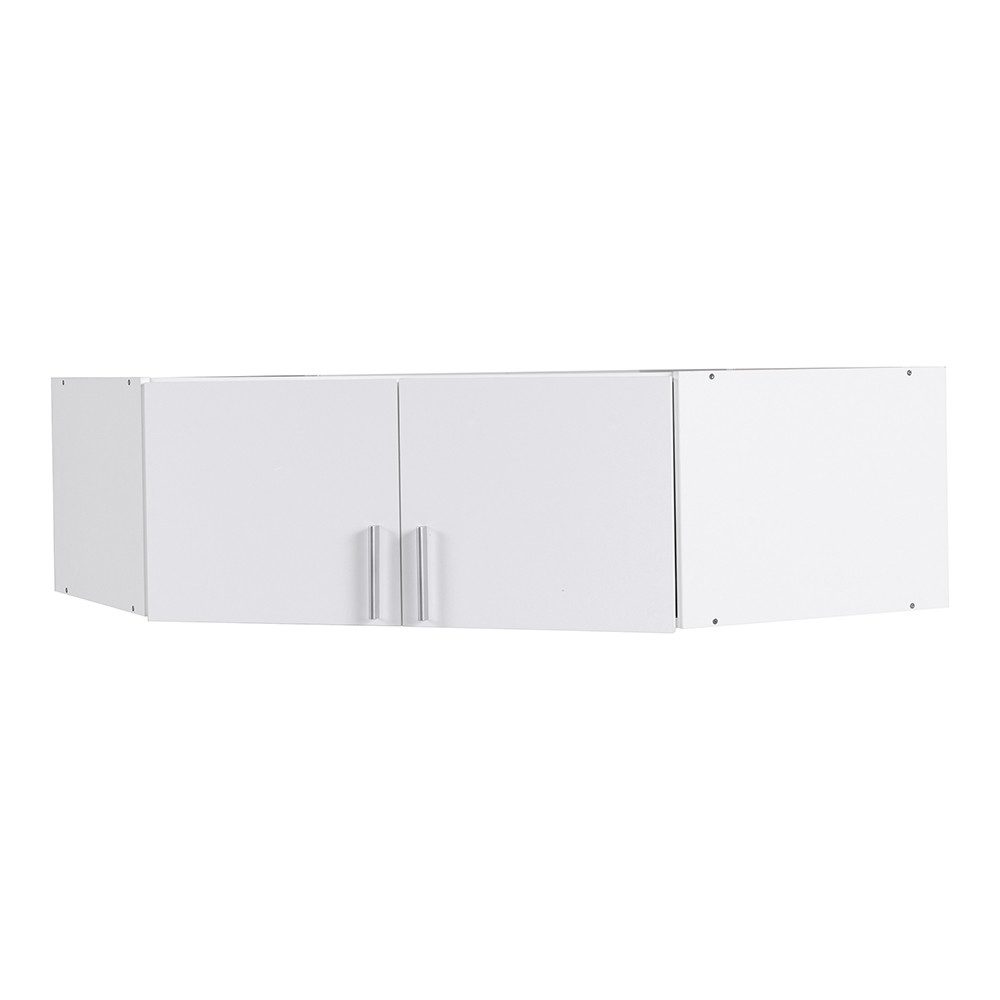 Lomadox Aufsatzschrank SELAWIK-166 für Eckkleiderschrank, weiß