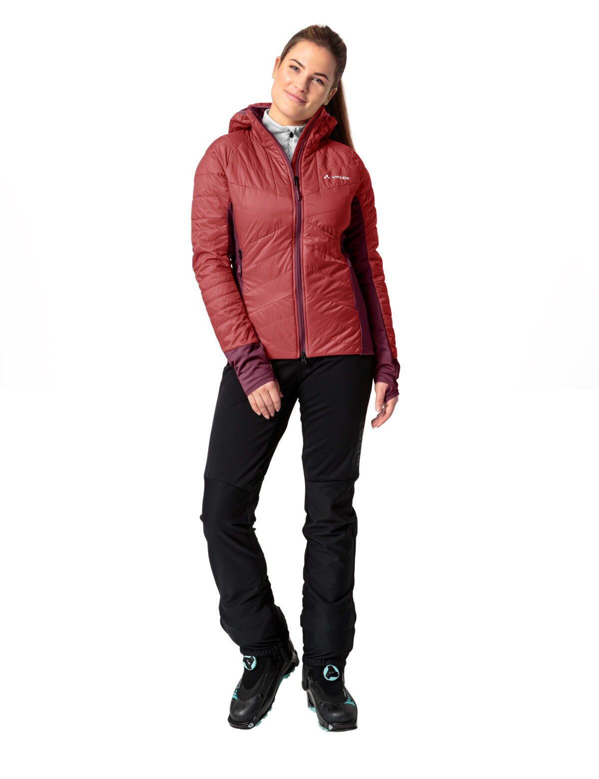 Jacket (1-St) kompensiert IV Outdoorjacke VAUDE Sesvenna Klimaneutral Women's brick