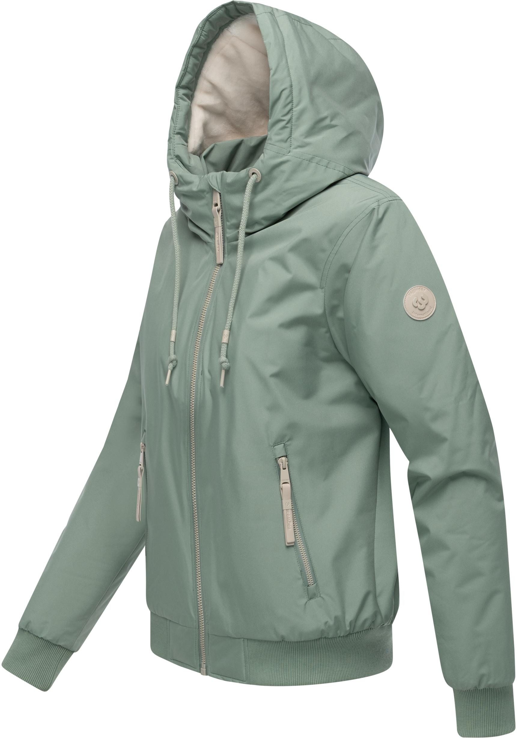 Ragwear Bomberjacke Oggie Warm YOUMODO Wasserdichte Outdoorjacke mit Kapuze