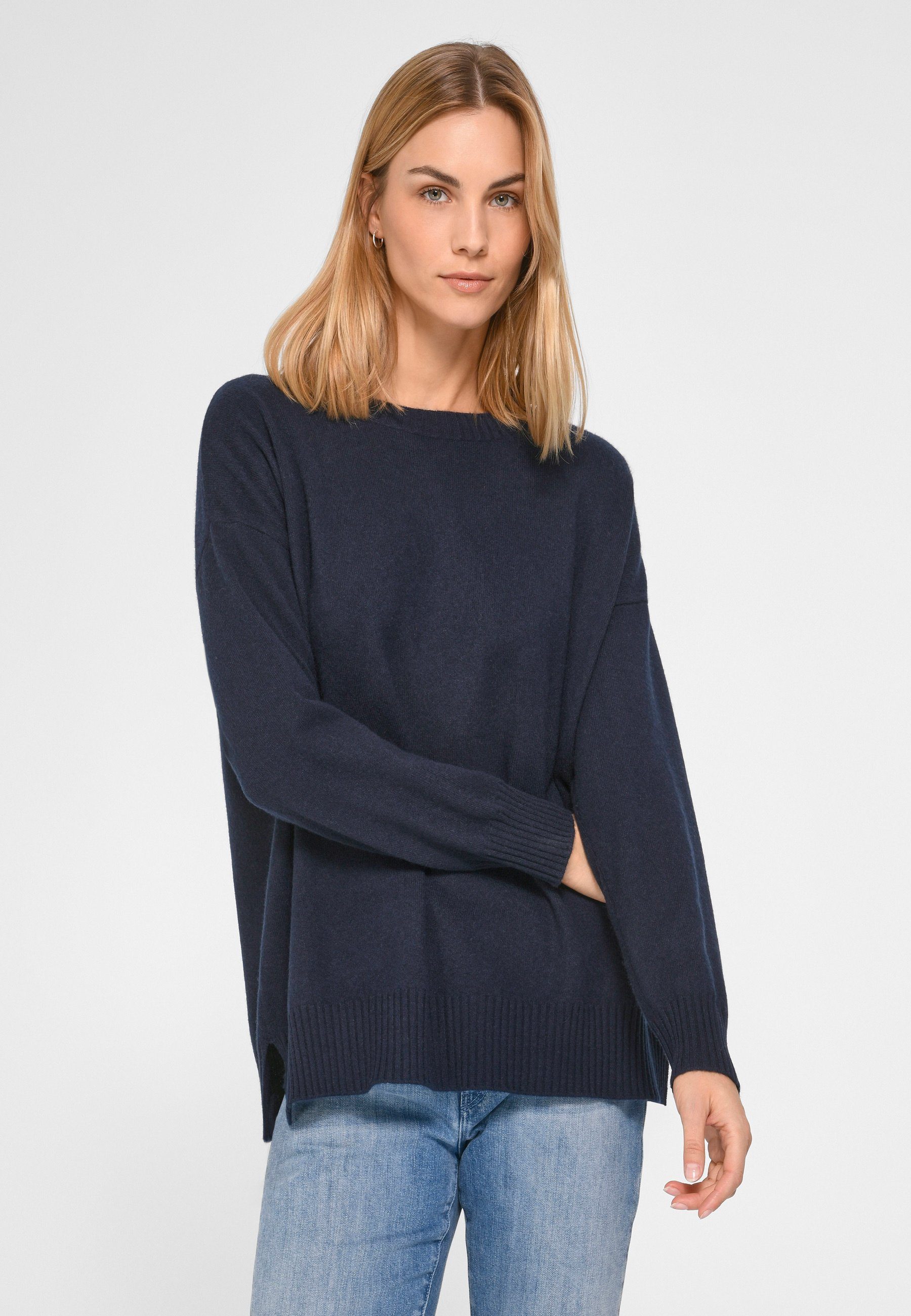 Peter Hahn Kaschmirpullover Cashmere navy