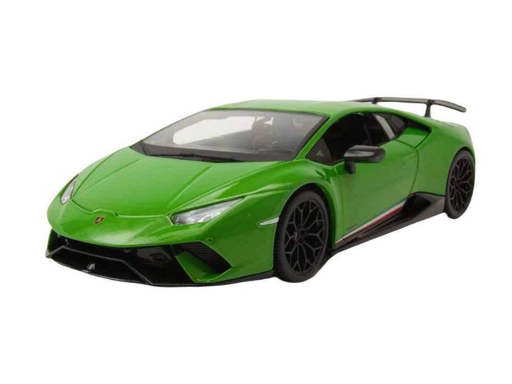 Maisto® Modellauto Lamborghini Huracan Performante 2017 grün metallic, Maßstab 1:18