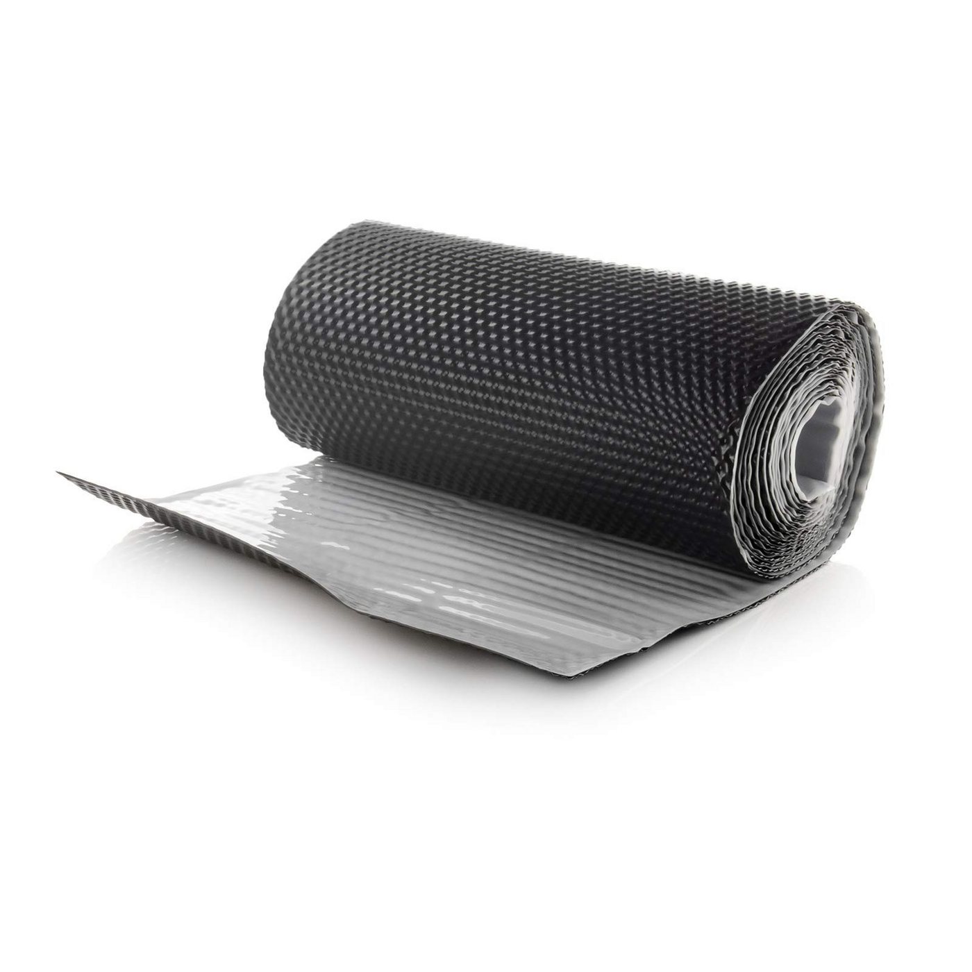 DQ-PP Dichtband DQ-PP WANDANSCHLUSSBAND 5m, B 300mm, Selbstklebend, Dachabdeckung Aluminium und Butyl, Dach Kaminanschlussband, 3D Struktur