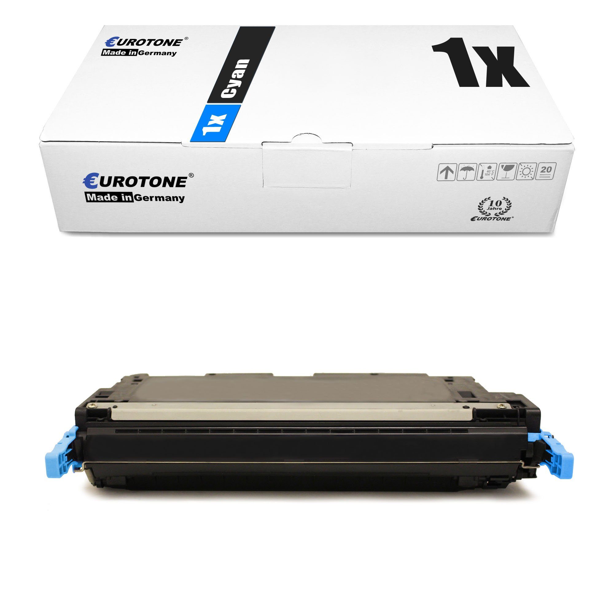 Eurotone Tonerkartusche Toner ersetzt HP Q7561A 314A fr 2700 3000 Cyan