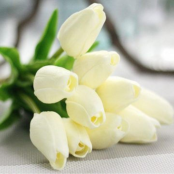 Kunstblume Künstliche Tulpen Gefälschte,Tulpen Blumen Blumensträuße BlumenDekor, Lubgitsr