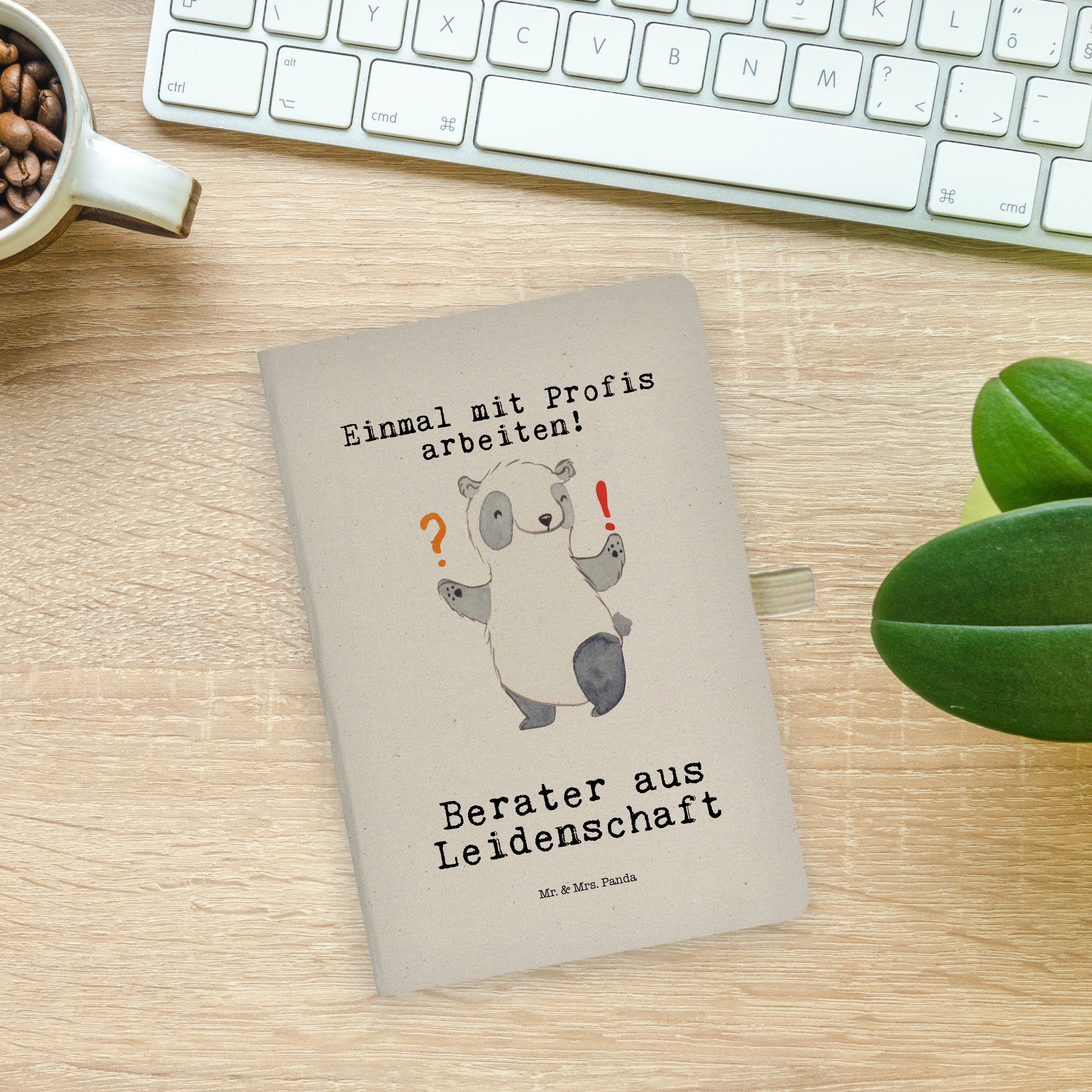 Geschenk, Mrs. Panda Transparent - Mrs. Mr. aus Mr. Notizen, & Panda & Leidenschaft Berater - Eröffnung Notizbuch