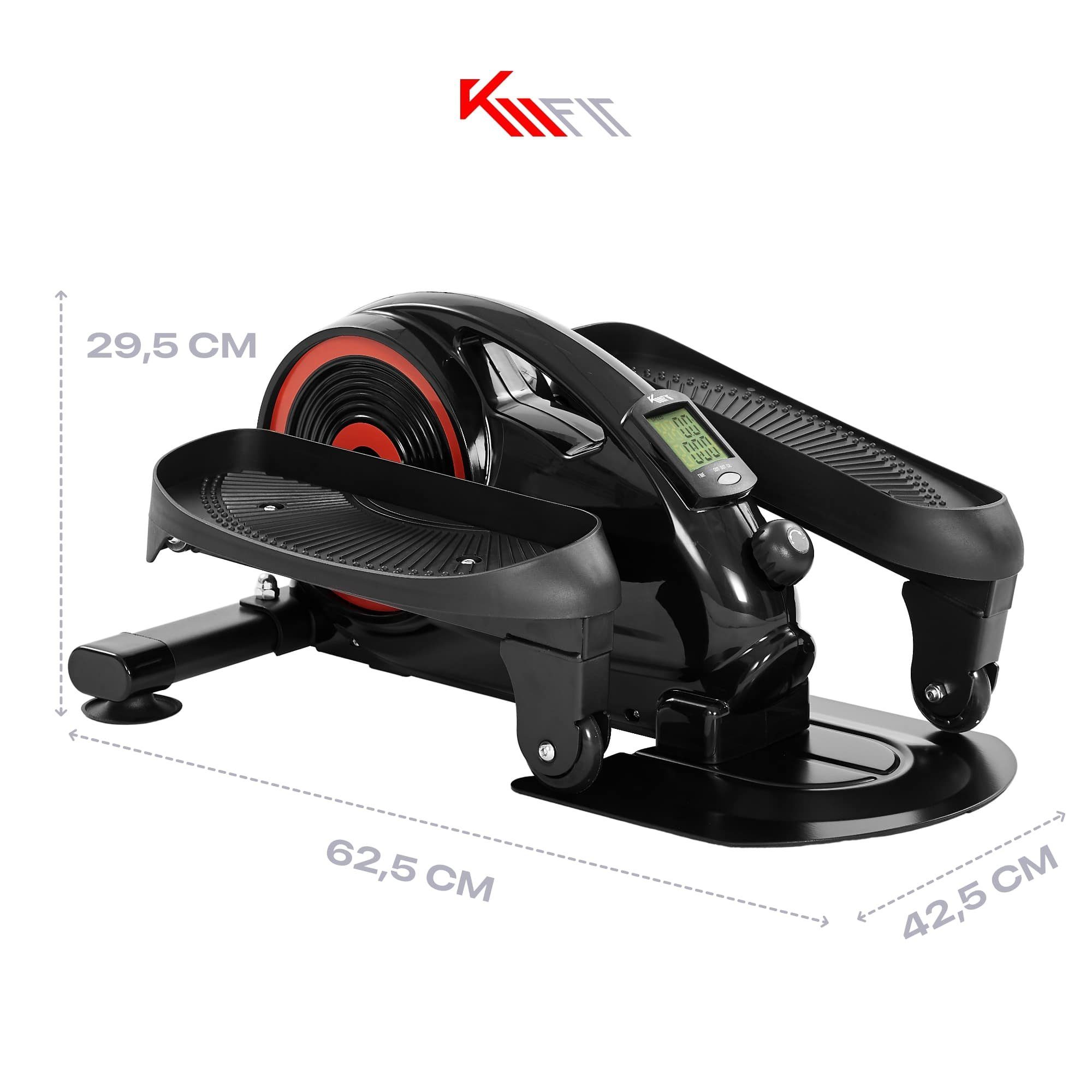 Schwarz) Fitness KM (Stück, Sport Display Heimtrainer Ellipsentrainer APP, Fit - Mini + Multitrainer