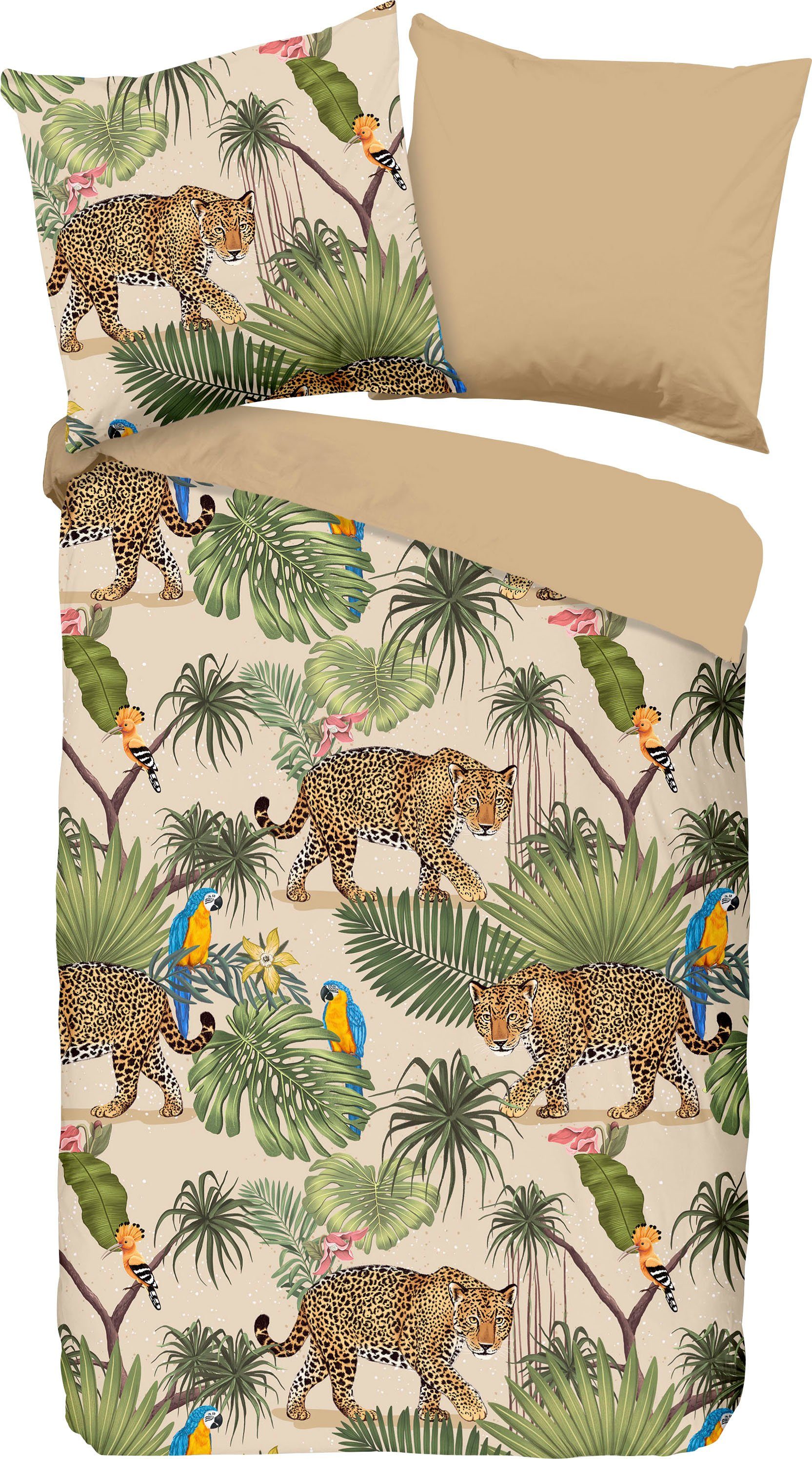 good morning Wendebettwäsche Tropical, Renforcé, 2 günstig online kaufen