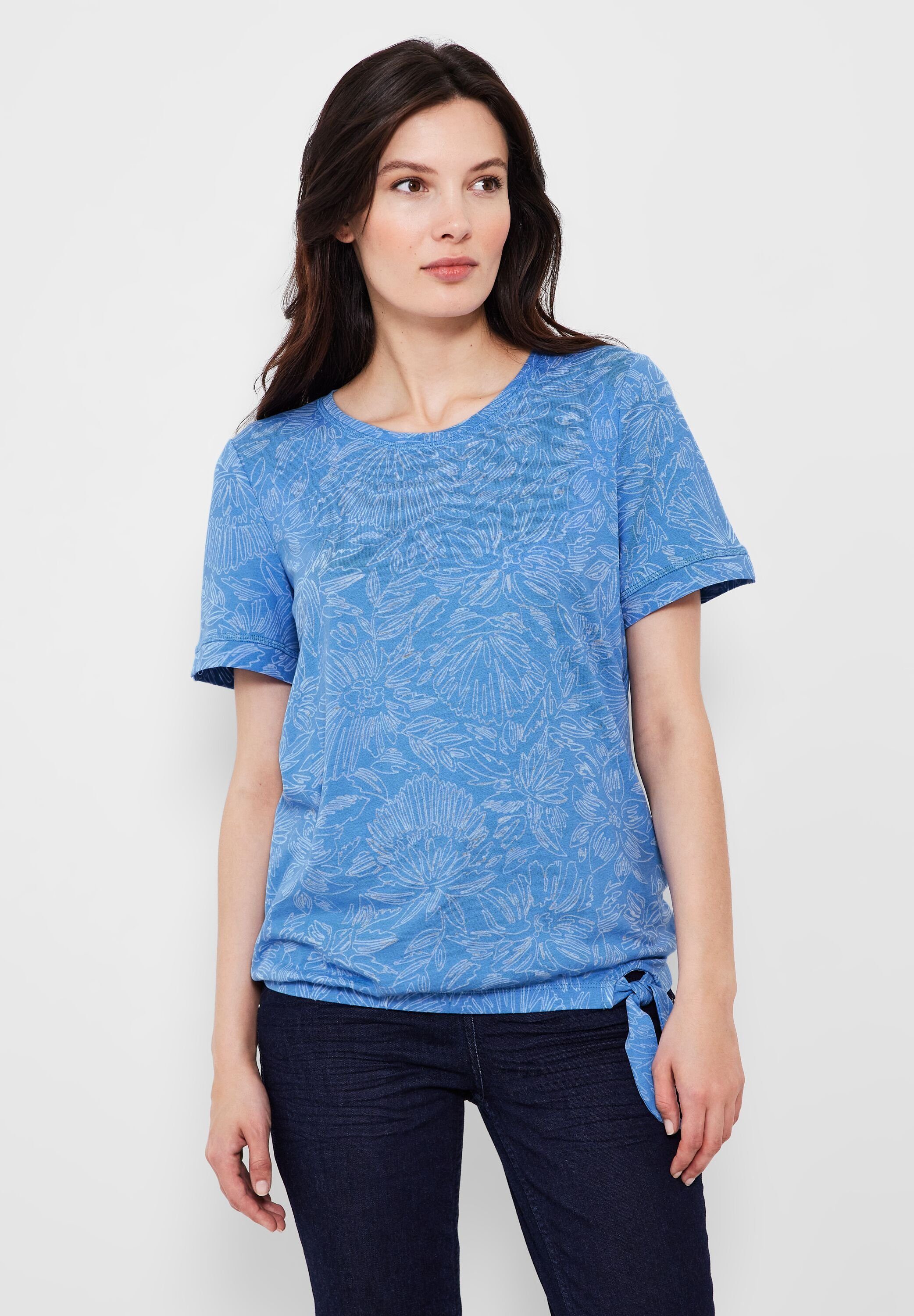 T-Shirt blue Cecil marina