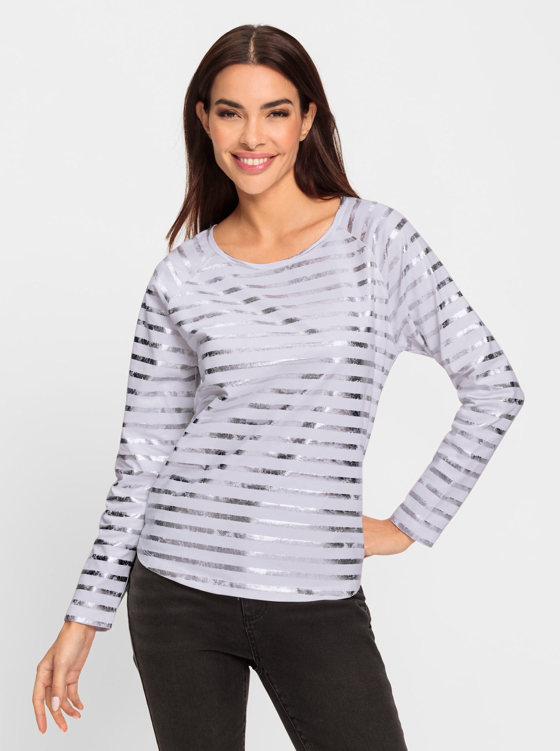 heine T-Shirt Streifenshirt . günstig online kaufen