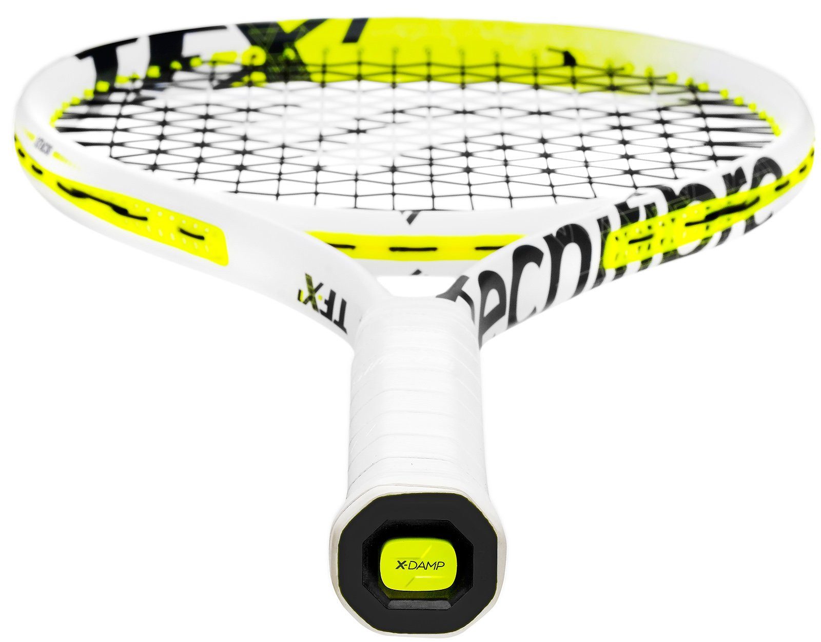 Tecnifibre Tennisschläger TF-X1 300 V2 100in/300g/Turnier 2024 weiss/gelb - unbesaitet
