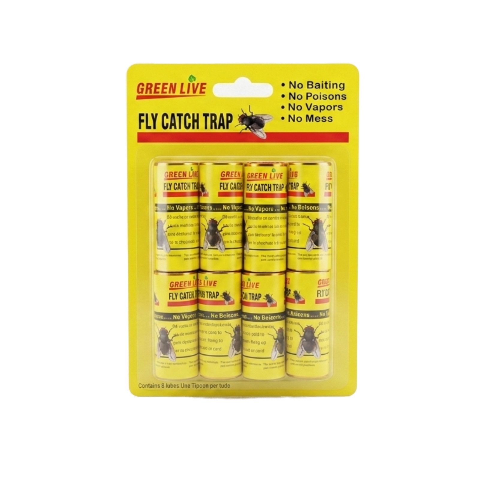 Jumpeak Insektenfalle Fliegen Klebefalle 16/96er Set,60 cm ausziehbar,Für drinnen & draußen, Ungiftig & Geruchlos, Feuchtigkeitsbeständig, vielseitig einsetzbar