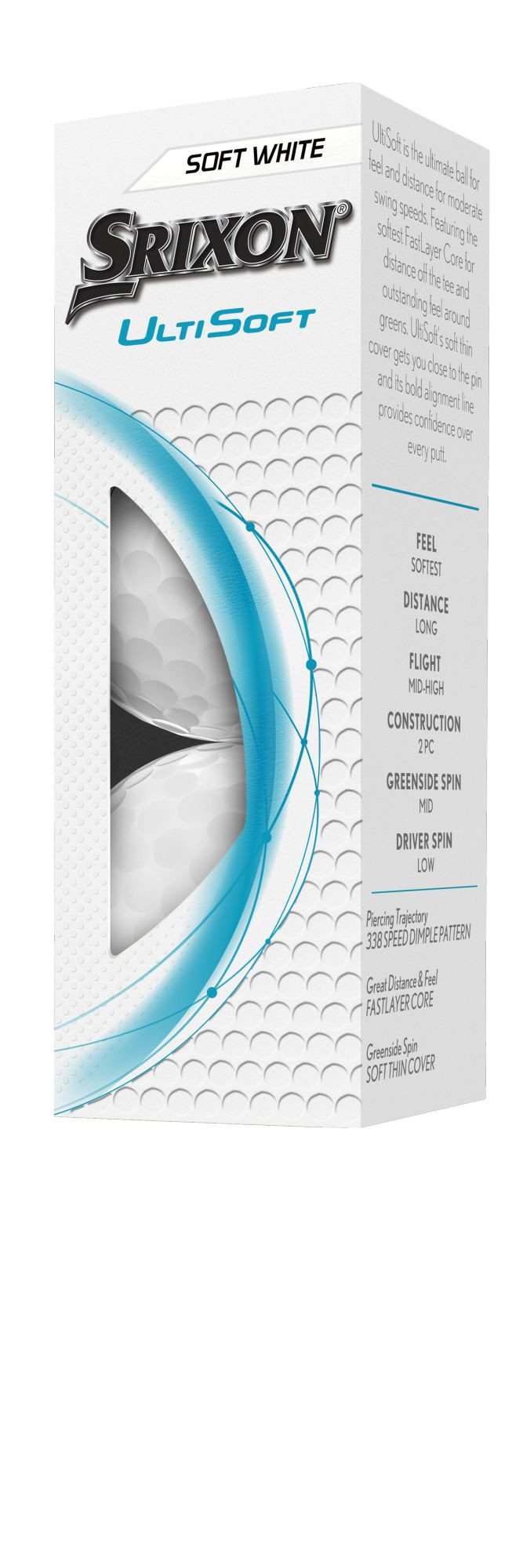 Srixon Golfball Srixon UltiSoft Golfball – Der Inbegriff von Gefühl und Weite