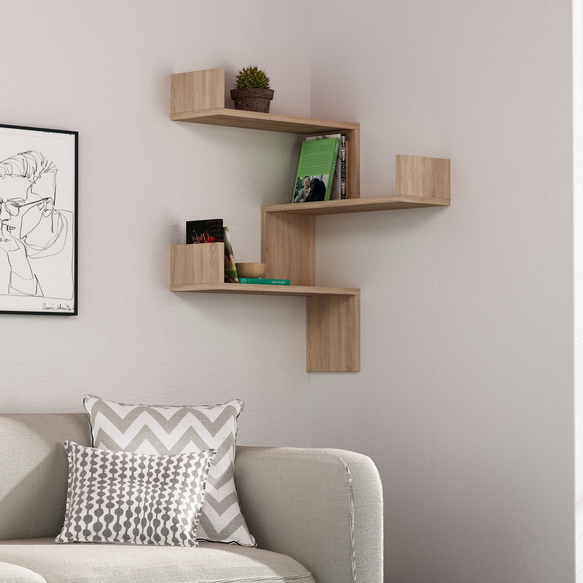 Skye Decor Wandregal 100% MELAMINE COATED günstig online kaufen