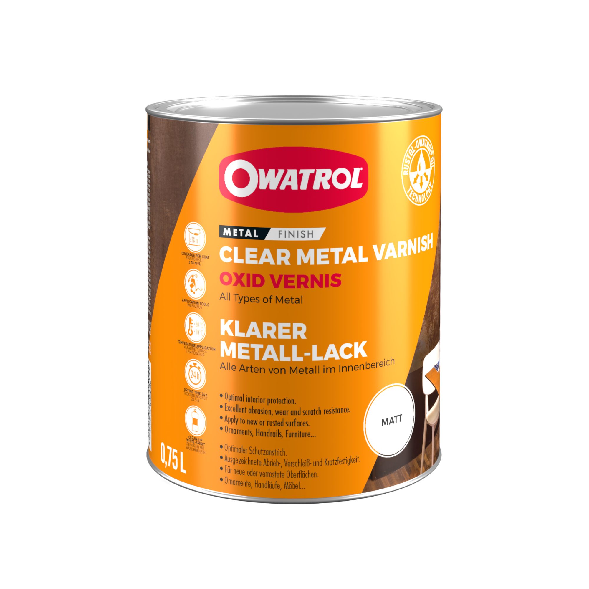 OWATROL Klarlack Oxid Vernis Matt