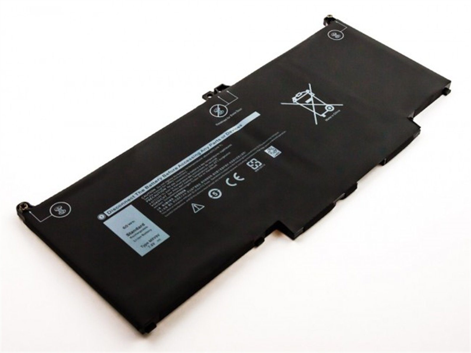 MobiloTec Akku kompatibel mit Dell Latitude 13 5300 Akku Akku 7400 mAh (1 St)