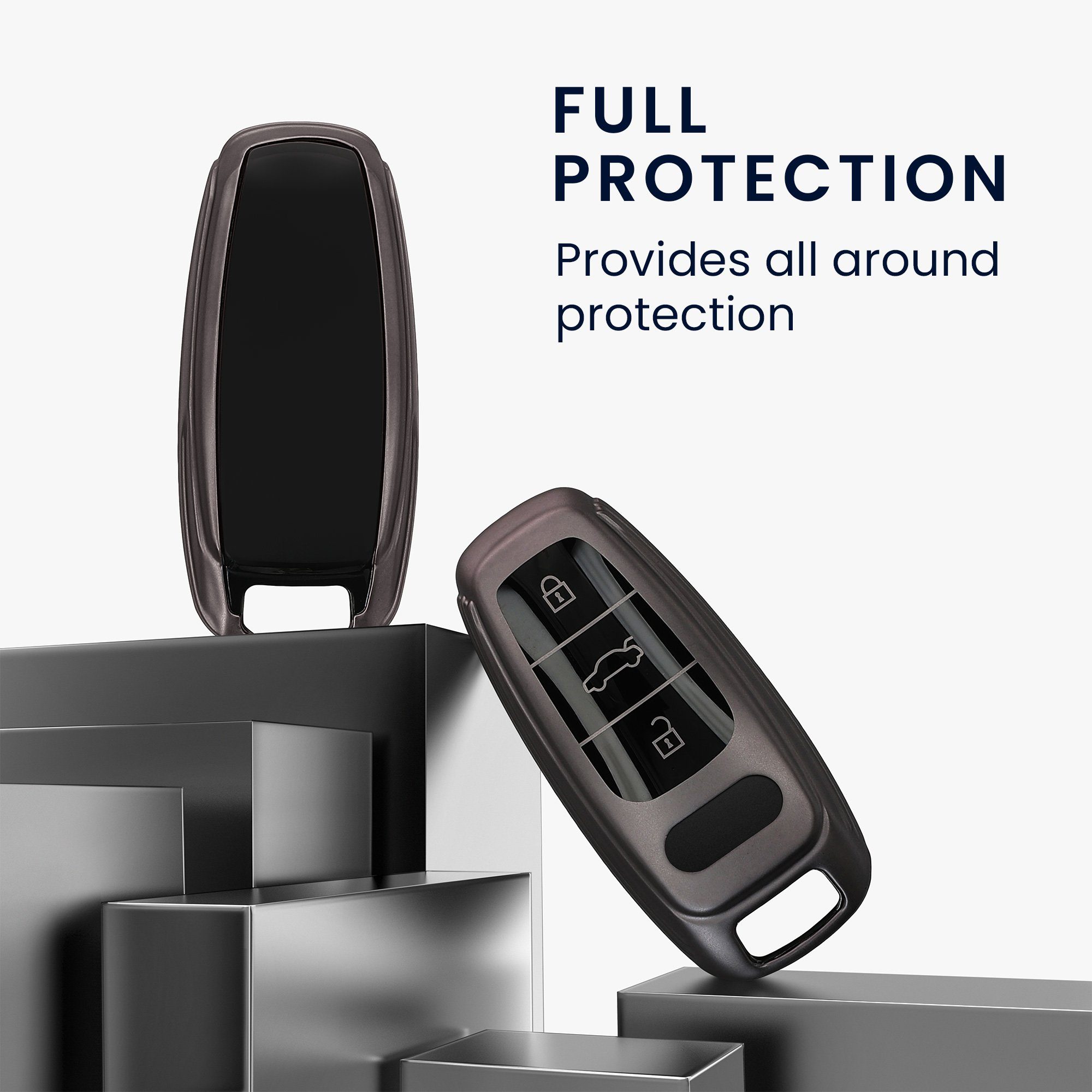 kwmobile Schlüsseltasche Autoschlüssel Hülle für Audi A6 A7 A8 Q7 Q8 (1-tlg günstig online kaufen