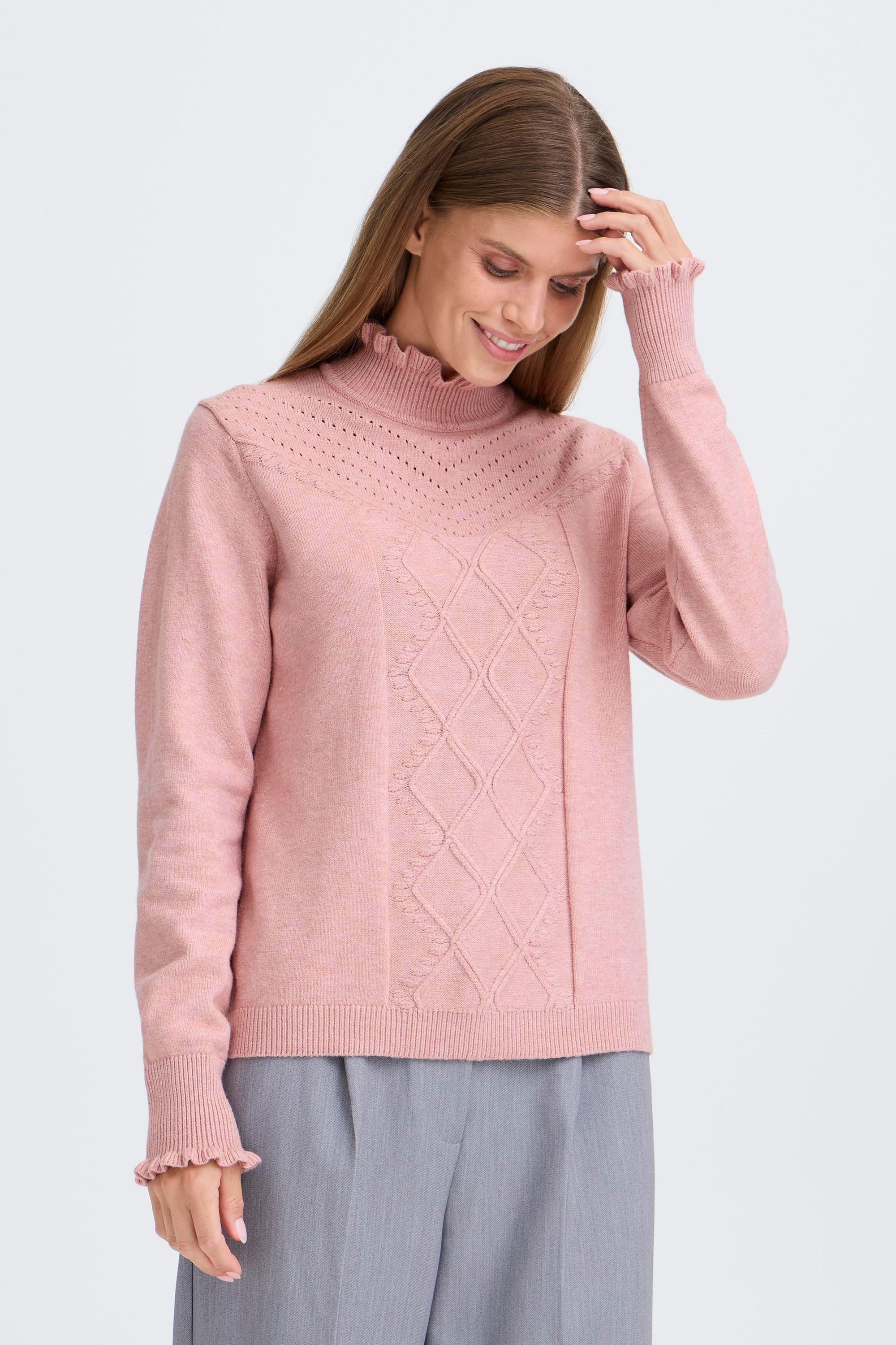 OXMO Strickpullover OXBMMNERA ONECK JUMPER Modischer Feinstrick-Pullover mi günstig online kaufen