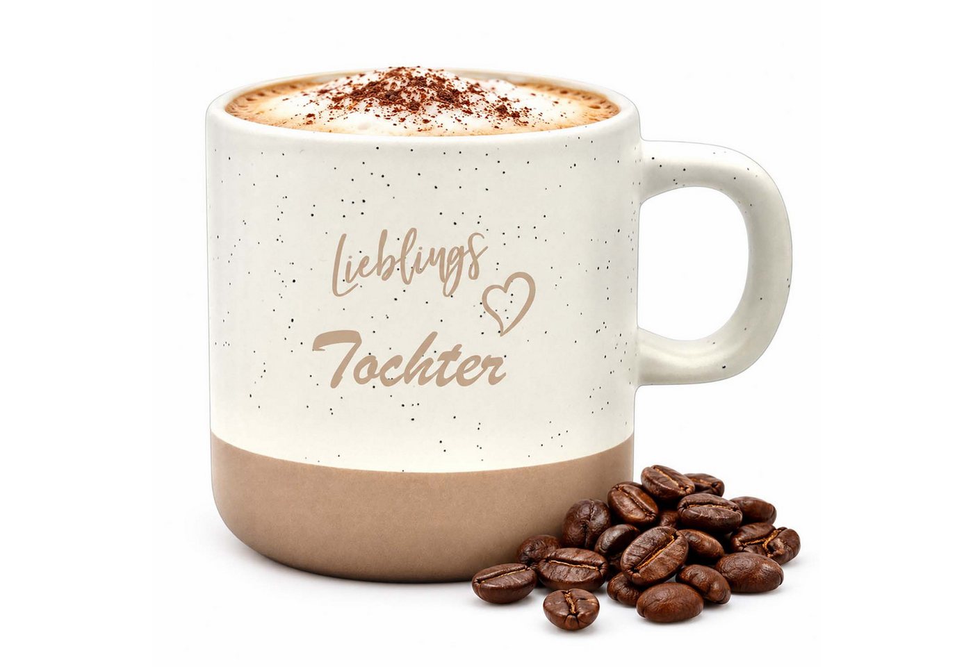Camolo Tasse Steingut Tasse Lieblingstochter 360 ml, Keramik
