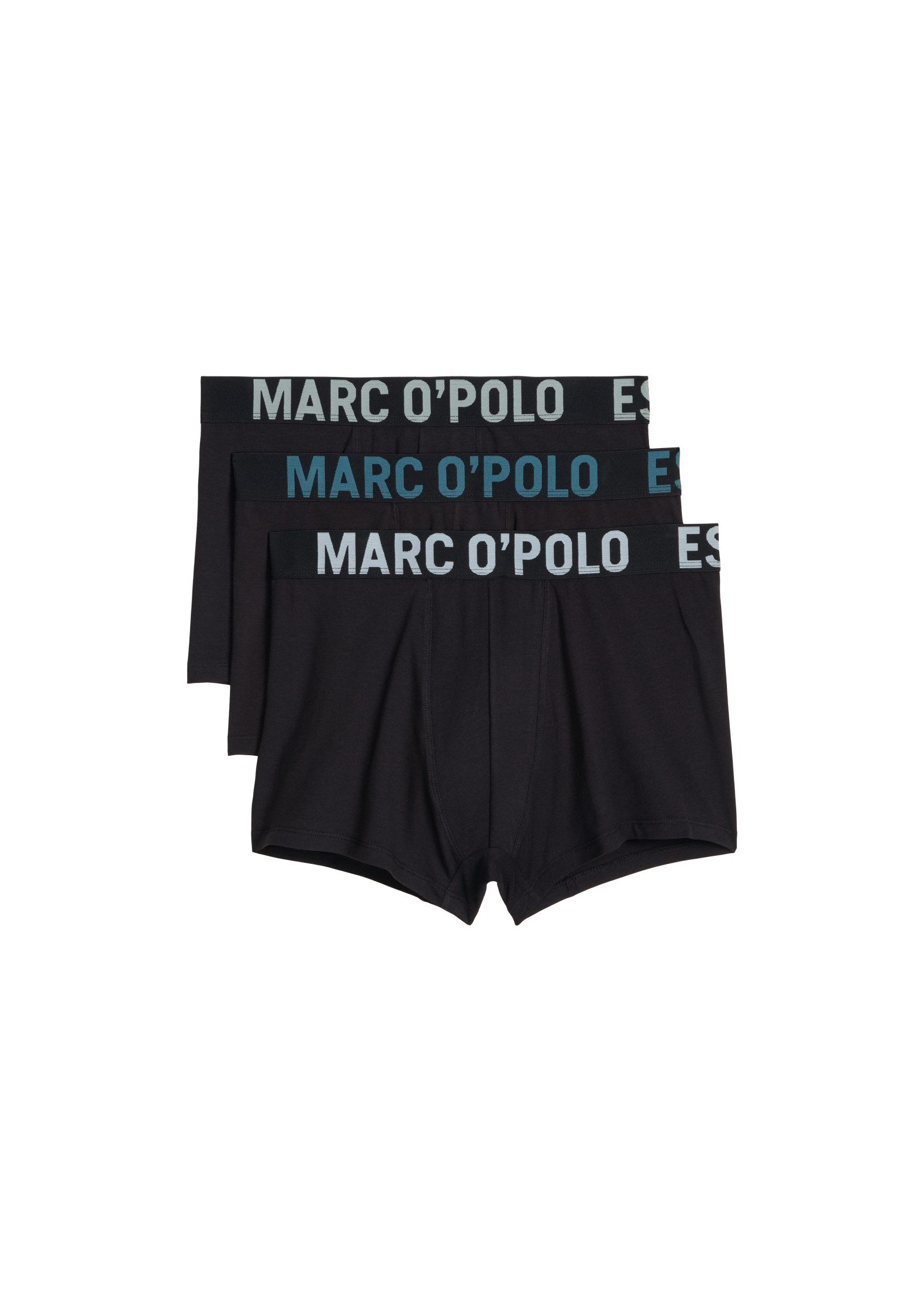 Marc O'Polo Trunk Essentials (3er Pack) mit elastischem Logobund, ohne Eingriff