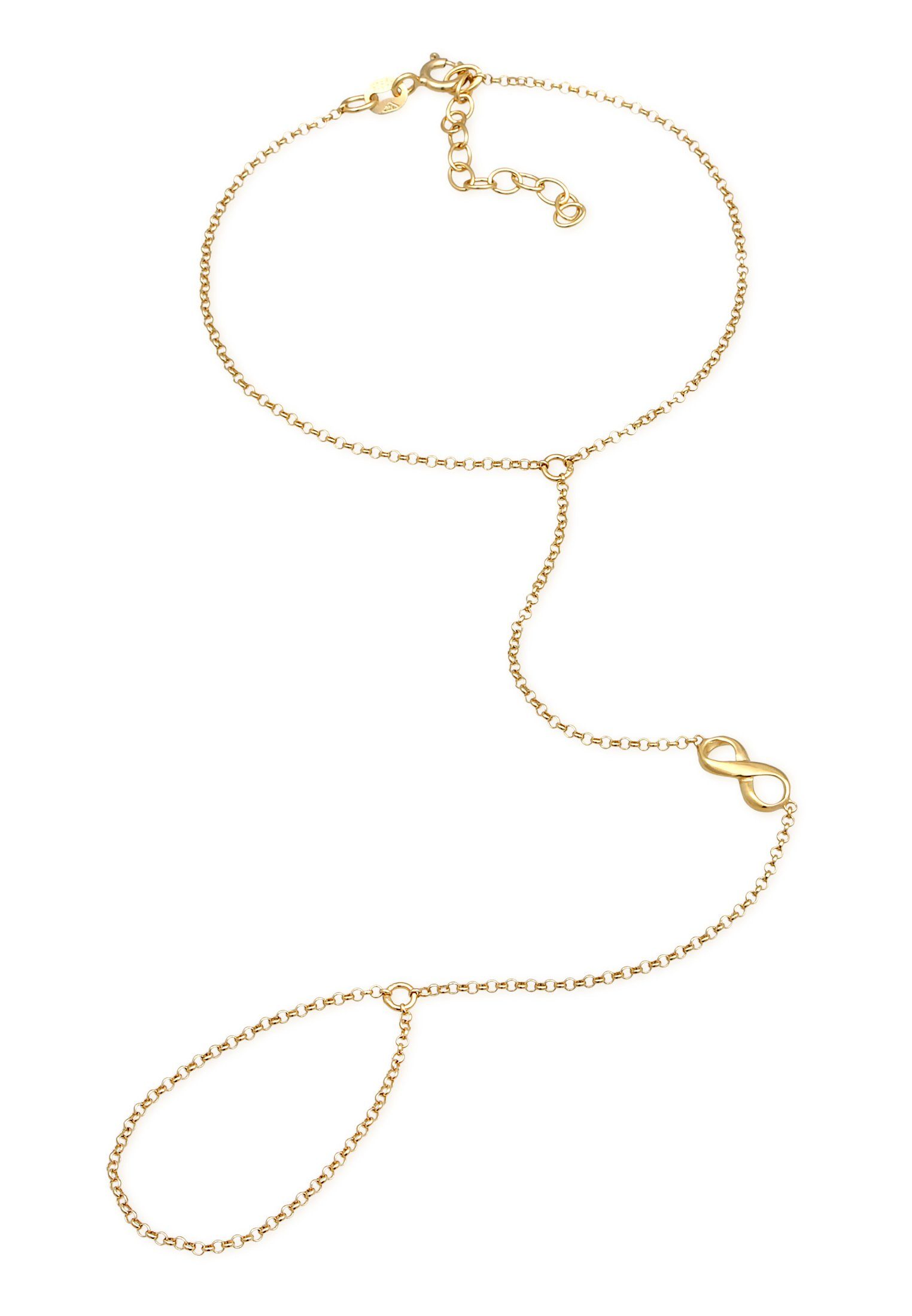 Armkette Handchain Infinity 925 Silber
