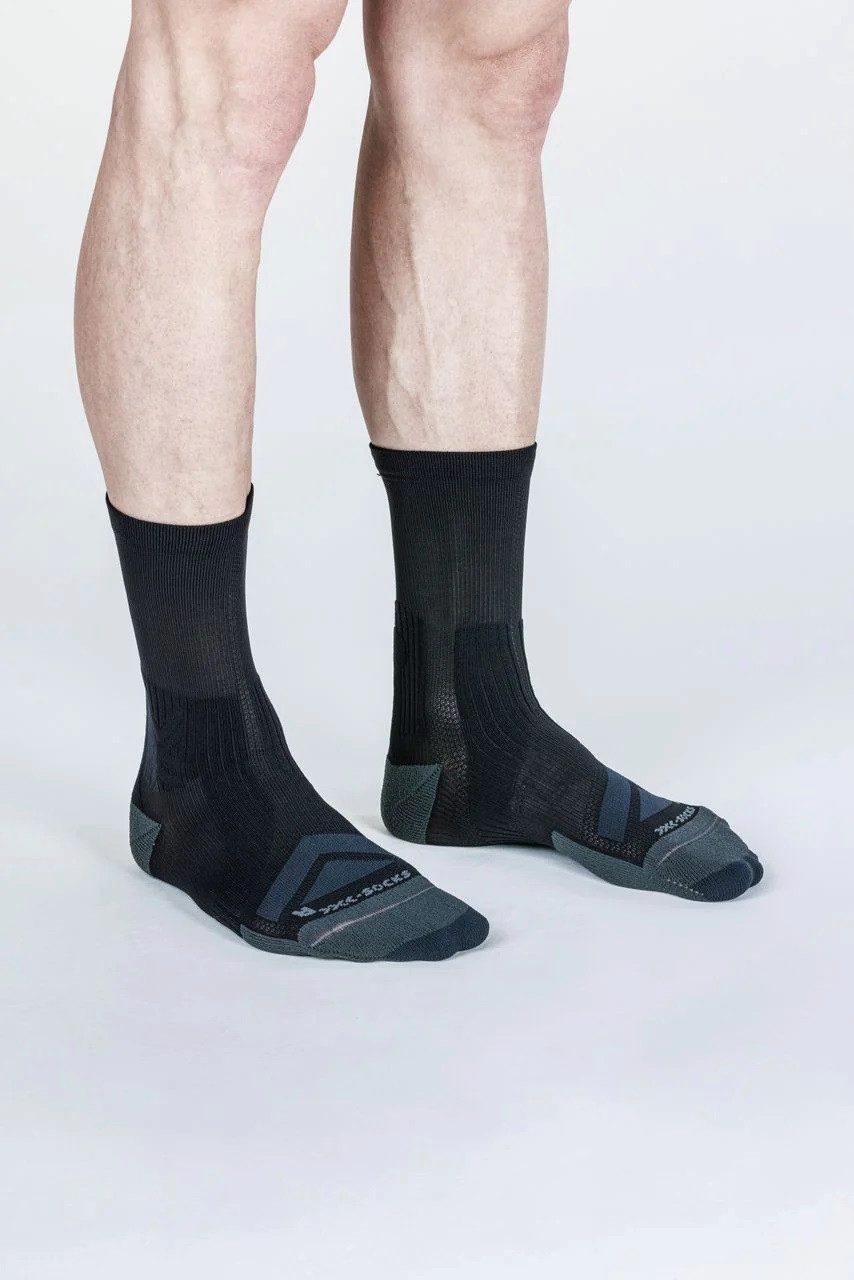X-Socks Socken Radsocke Bike Expert Crew schwarz/charcoal Herren - 1 Paar