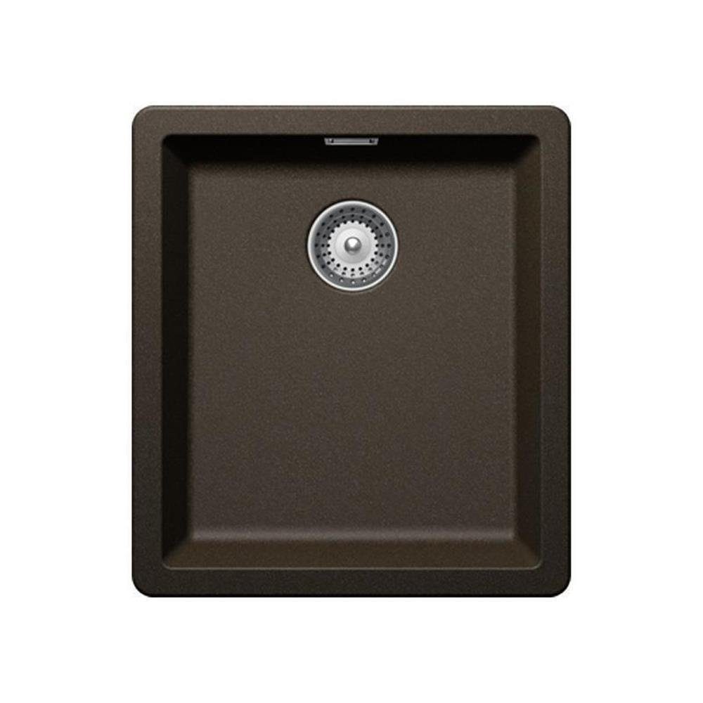 Cristadur BRO S cm N-100 Bronze Greenwich Granitspüle Schock Schock 40,6/45,6 U, Unterbauspüle