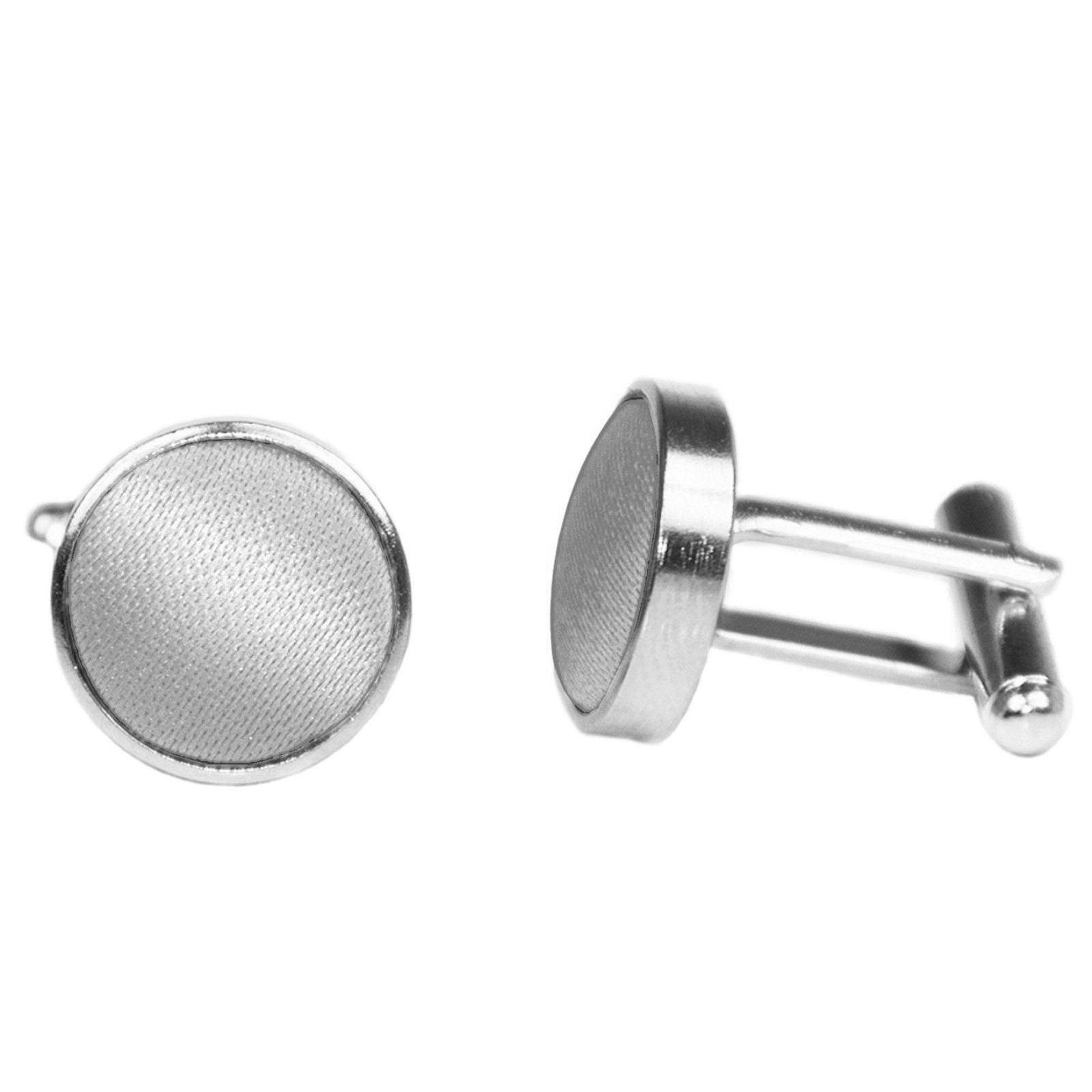 GASSANI Fliege Hochzeitsfliege, Herren-Schleife Kavalierstuch, Hochzeit Bräutigam (Set, 3-St., Fliegenset, mit Einstecktuch, Manschettenknöpfe) Uni, Seide-Touch-Finish, Vor-Gebunden Verstellbar