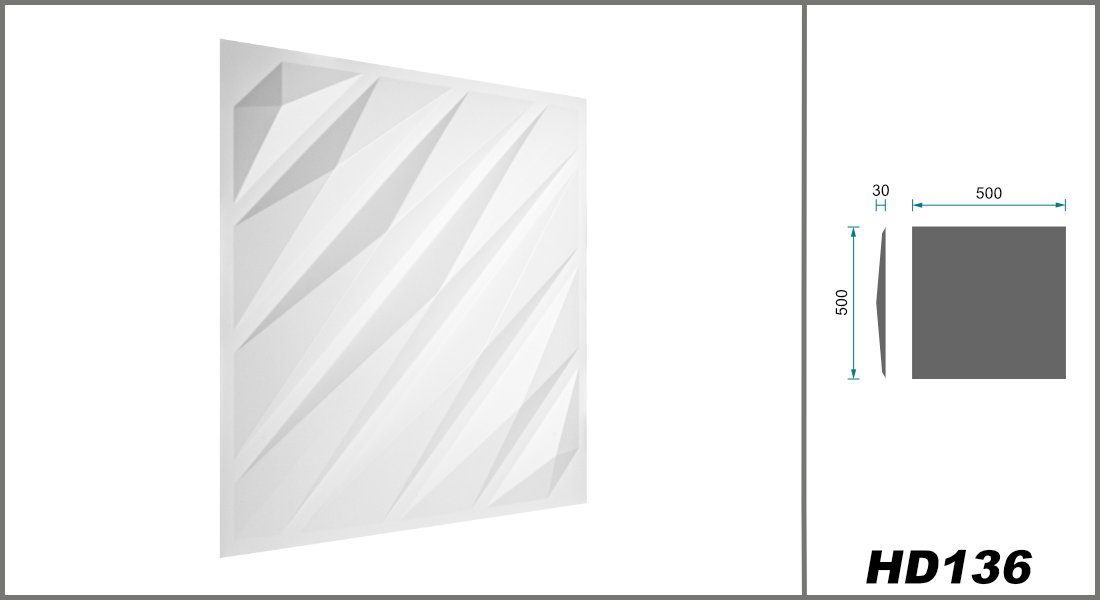 Hexim Wanddekoobjekt HD136 (PVC Kunststoff - günstig online kaufen
