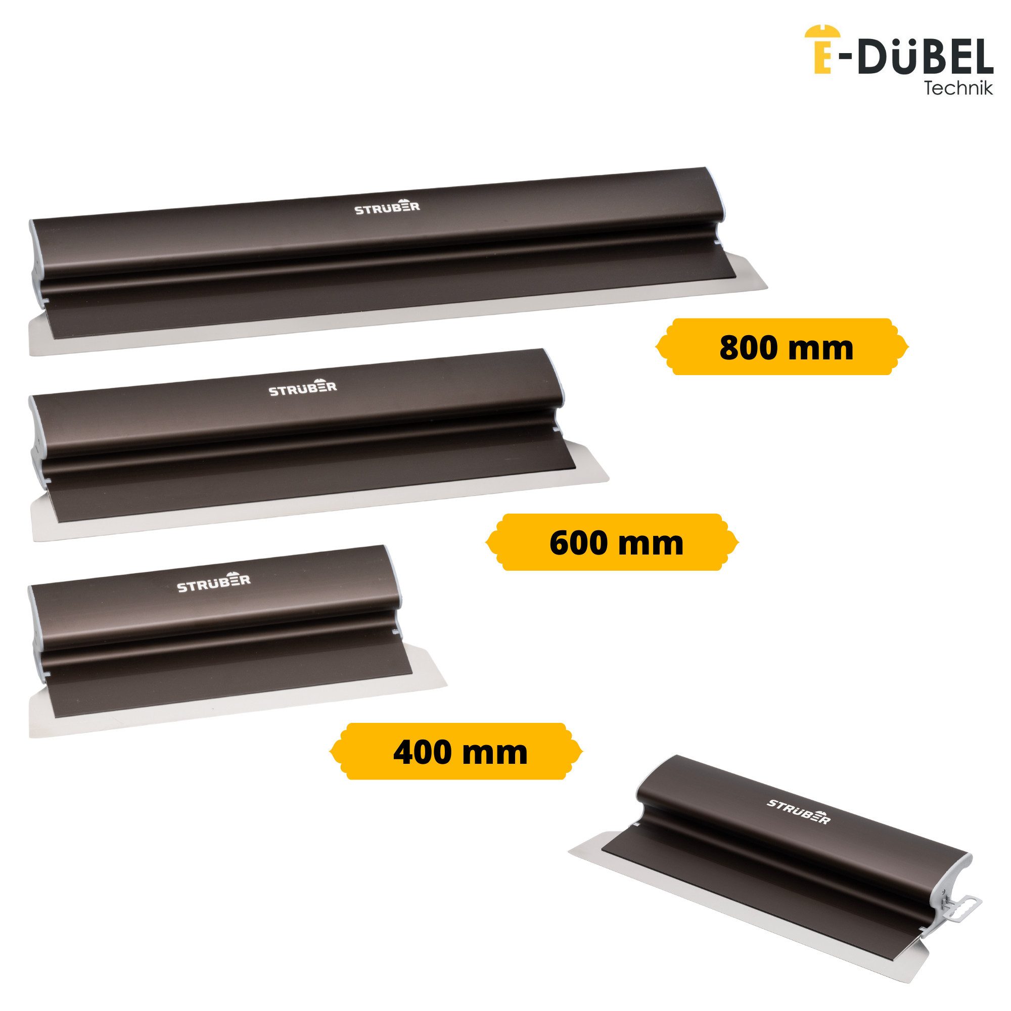 STRÜBER Flächenspachtel Flächenspachtel Set im Koffer – 7-tlg. SET (1-St)
